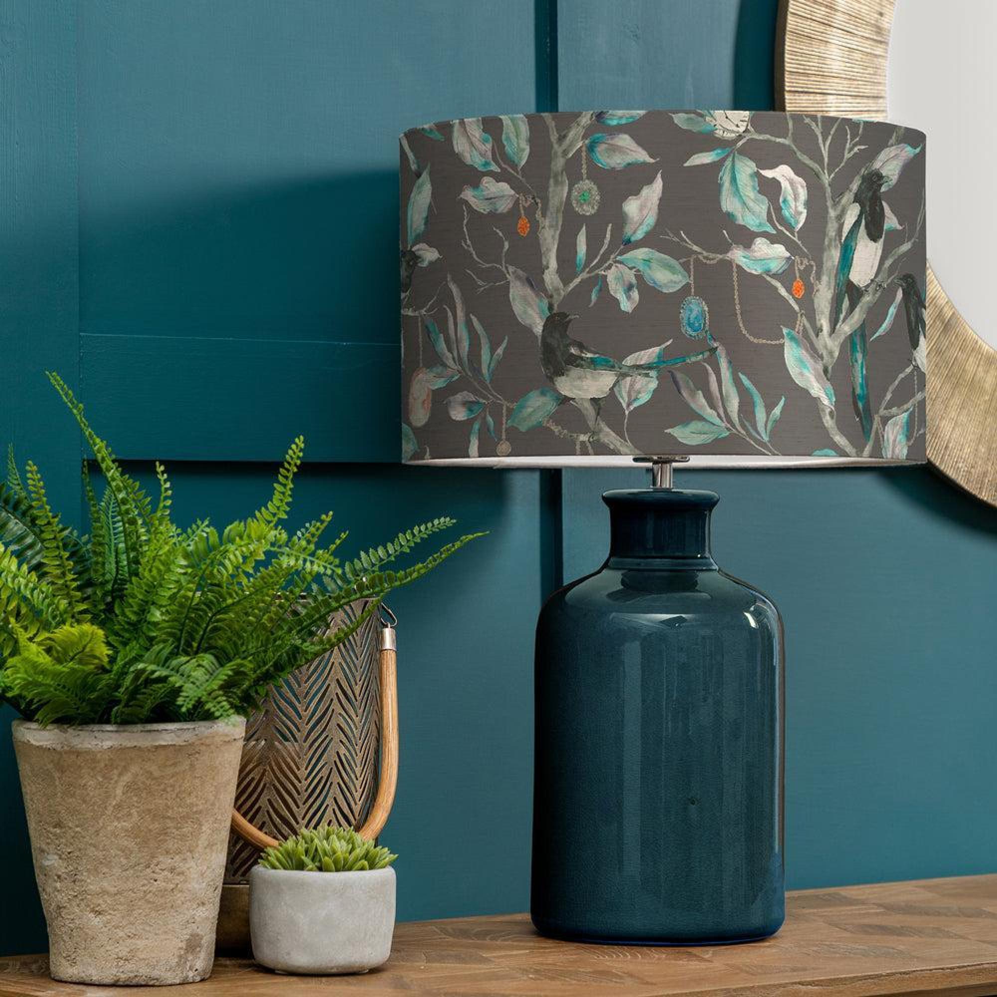 Product photograph of Voyage Maison Collector Eva Elspeth Aqua And Onyx Complete Table Lamp from Choice Furniture Superstore.