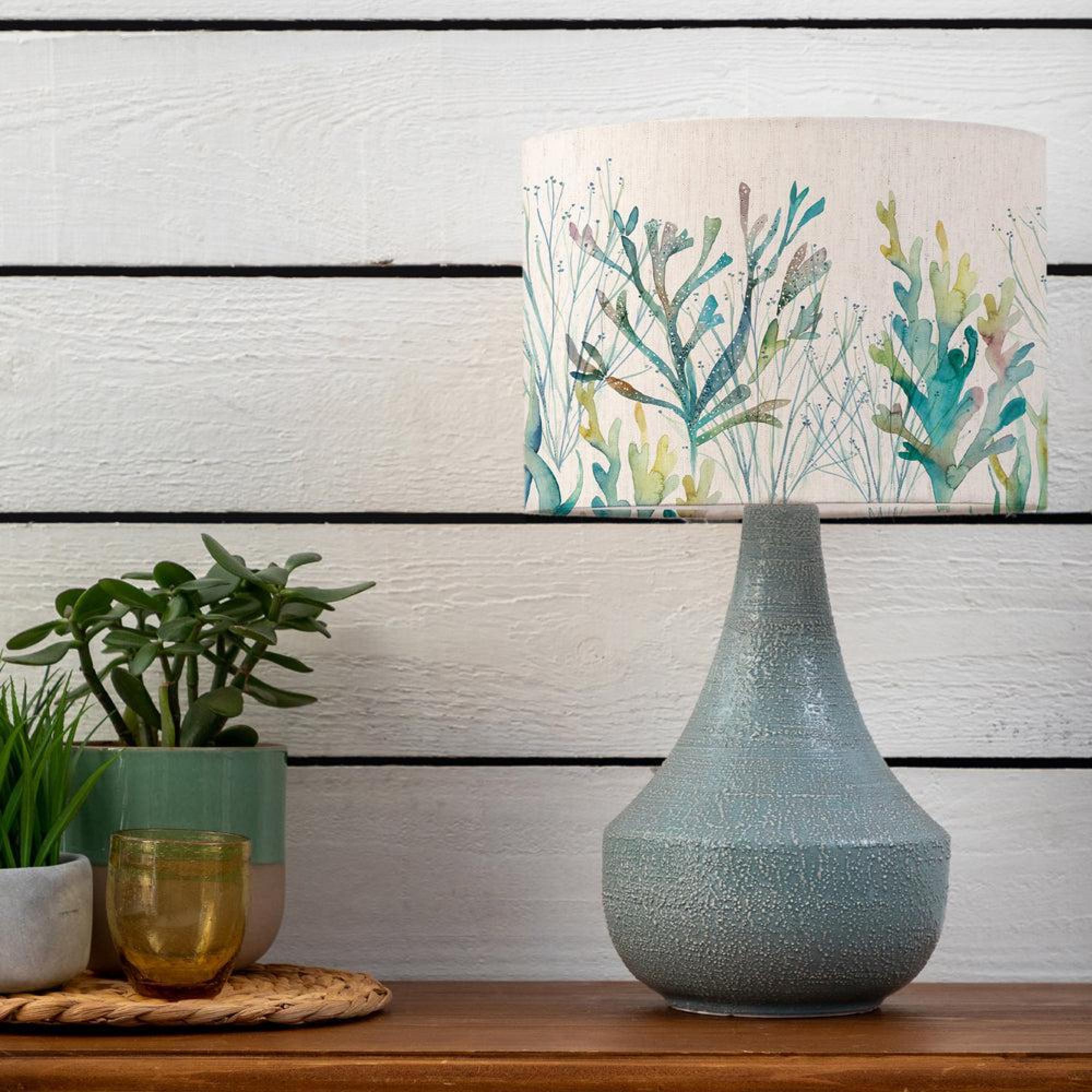 Product photograph of Voyage Maison Coral Reef Eva Agri Teal And Cobalt Complete Table Lamp from Choice Furniture Superstore.