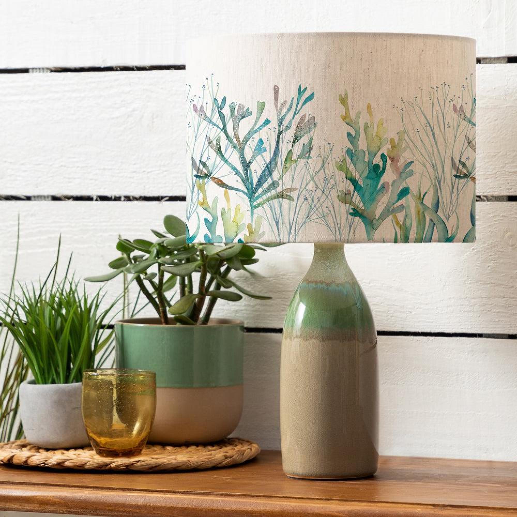 Product photograph of Voyage Maison Coral Reef Eva Narvi Jade And Kelpie Complete Table Lamp from Choice Furniture Superstore.