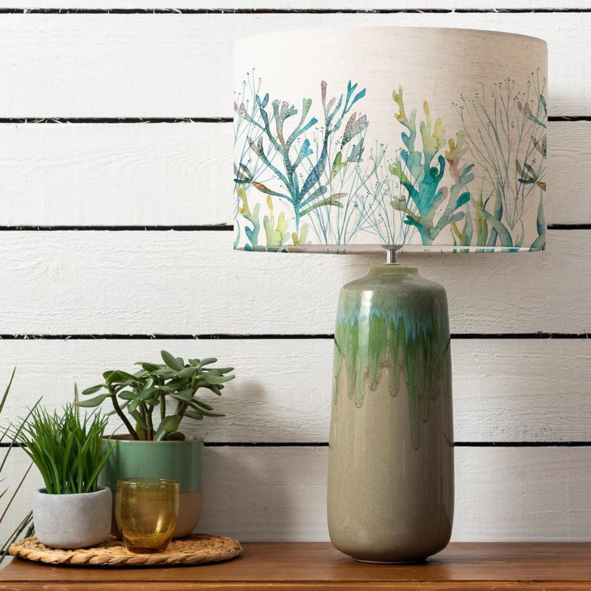 Product photograph of Voyage Maison Coral Reef Eva Neo Jade And Kelpie Complete Table Lamp from Choice Furniture Superstore.