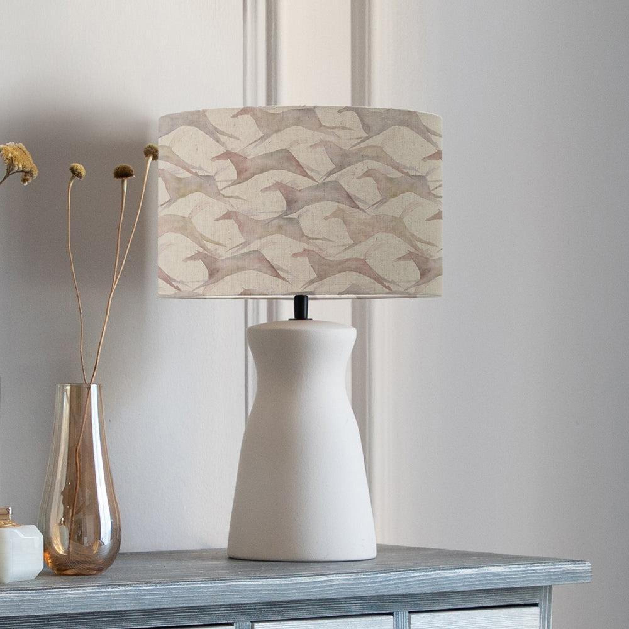 Product photograph of Voyage Maison Dakota Eva Albury Ecru And Sepia Complete Table Lamp from Choice Furniture Superstore.