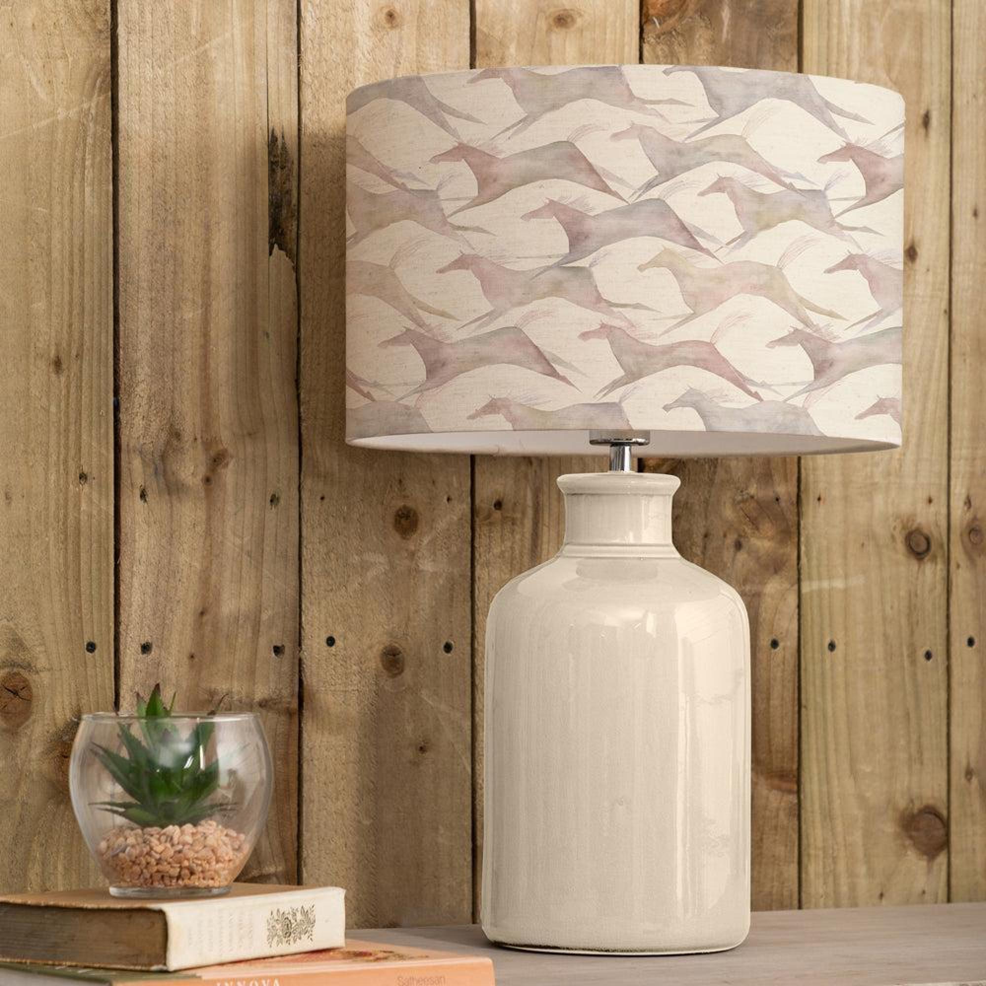 Product photograph of Voyage Maison Dakota Eva Elspeth Cream And Sepia Complete Table Lamp from Choice Furniture Superstore.