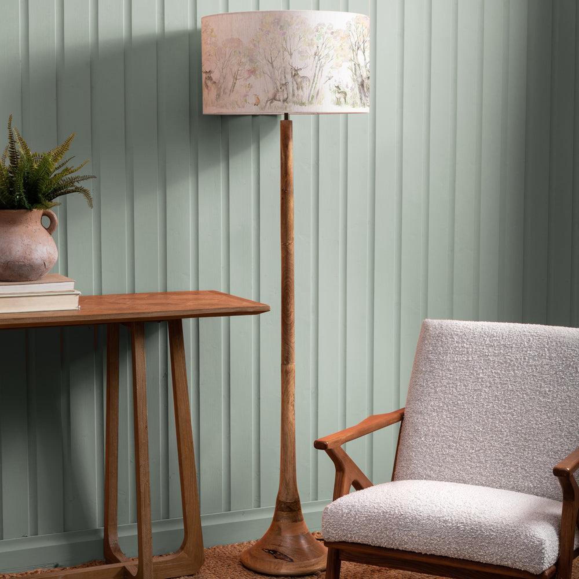 Product photograph of Voyage Maison Enchanted Forest Eva Kinross Mango And Forest Complete Floor Lamp from Choice Furniture Superstore.