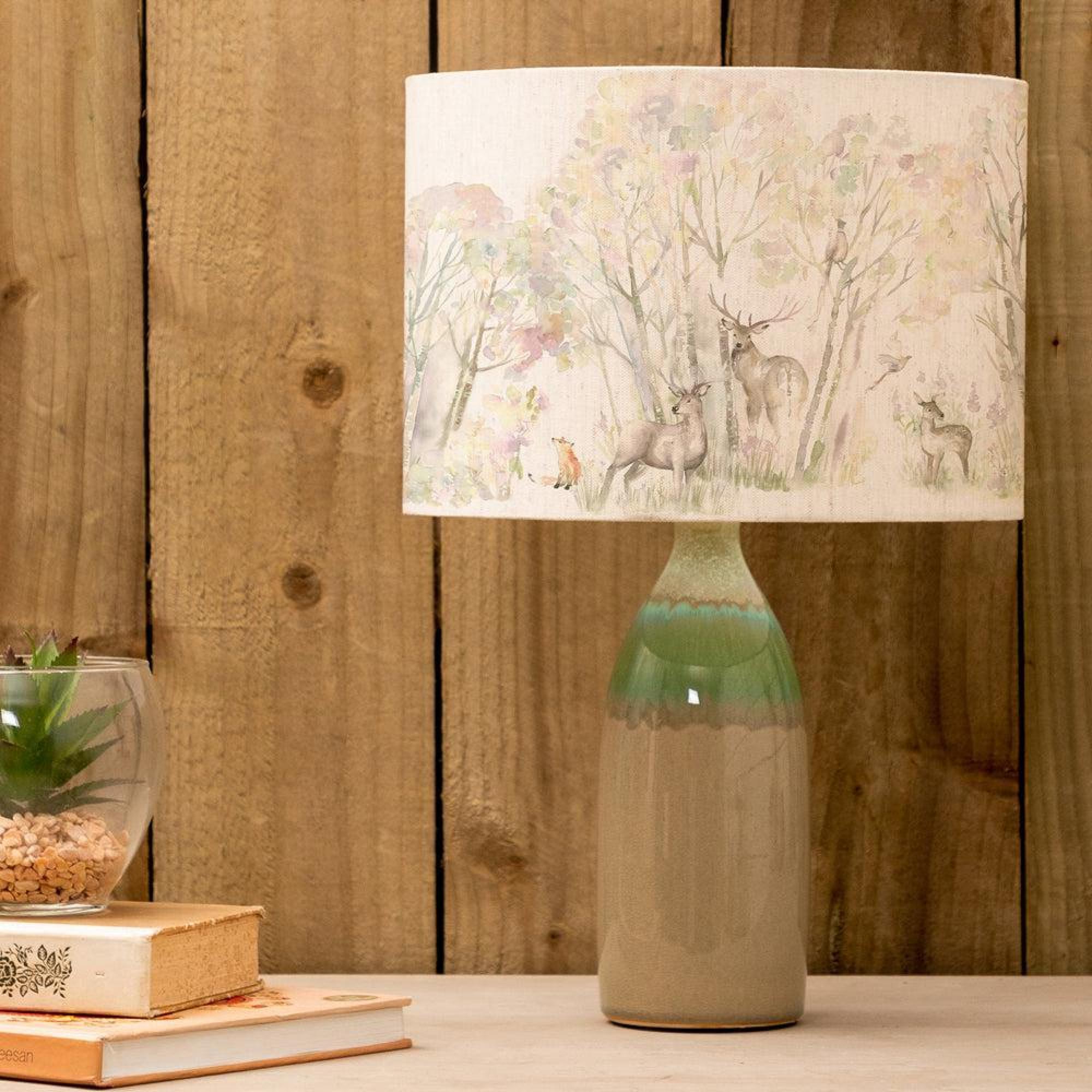 Product photograph of Voyage Maison Enchanted Forest Eva Narvi Jade And Forest Complete Table Lamp from Choice Furniture Superstore.