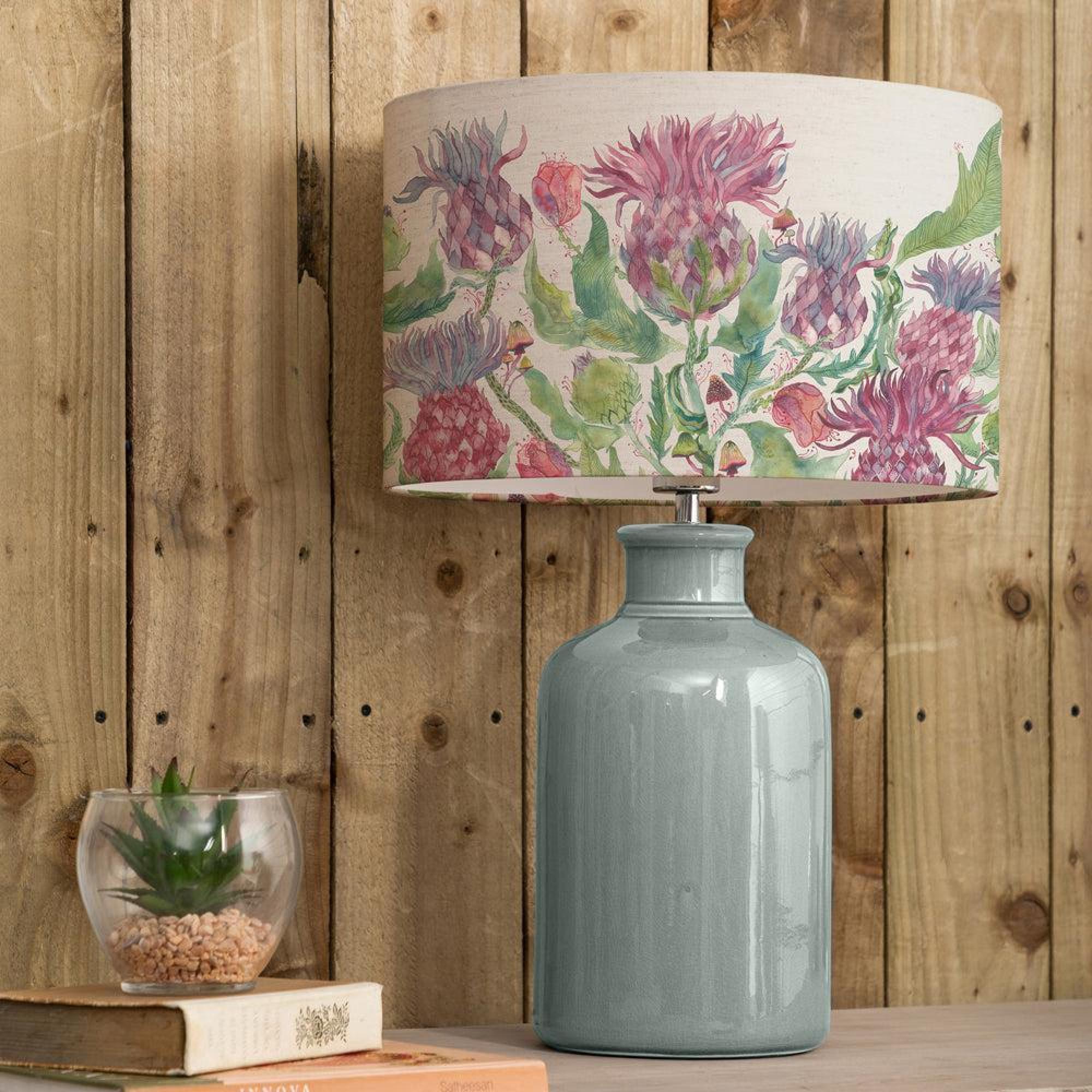 Product photograph of Voyage Maison Fairytale Bristles Eva Elspeth Duck And Damson Complete Table Lamp from Choice Furniture Superstore.