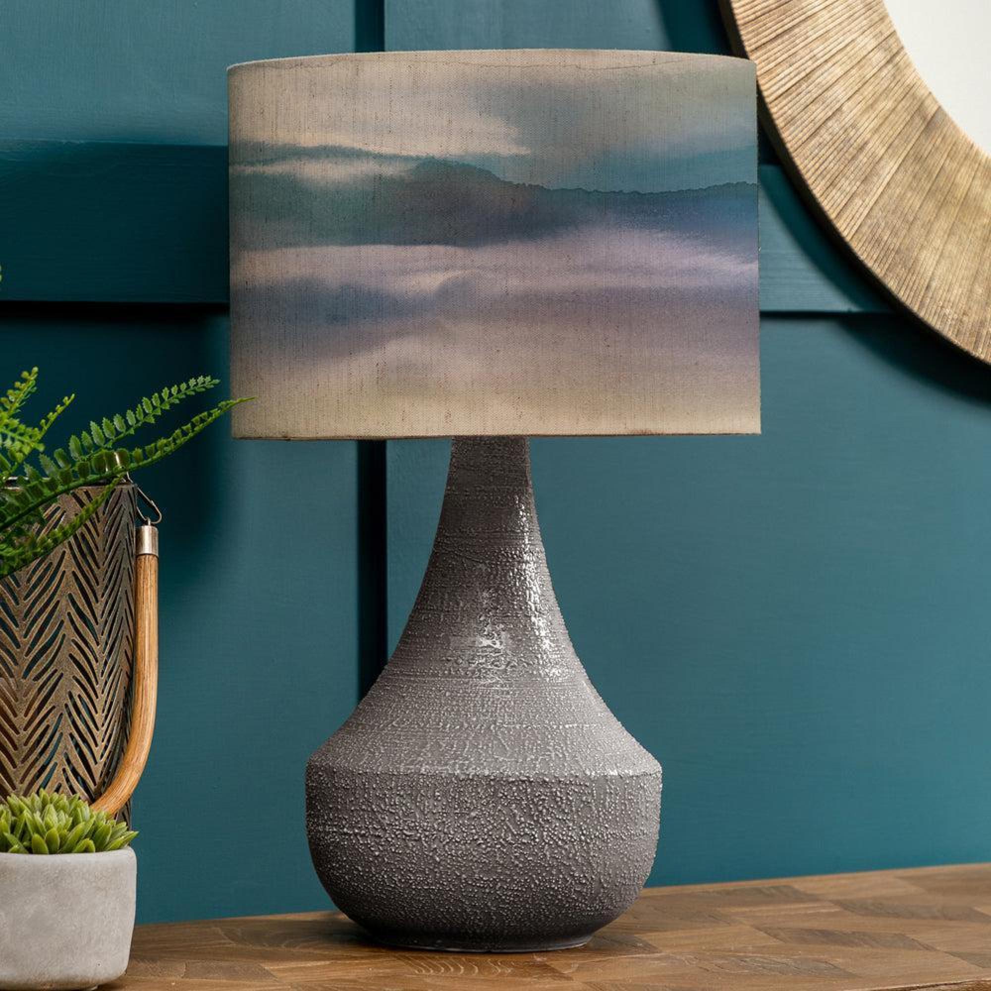 Product photograph of Voyage Maison Fjord Eva Agri Grey And Loch Complete Table Lamp from Choice Furniture Superstore.