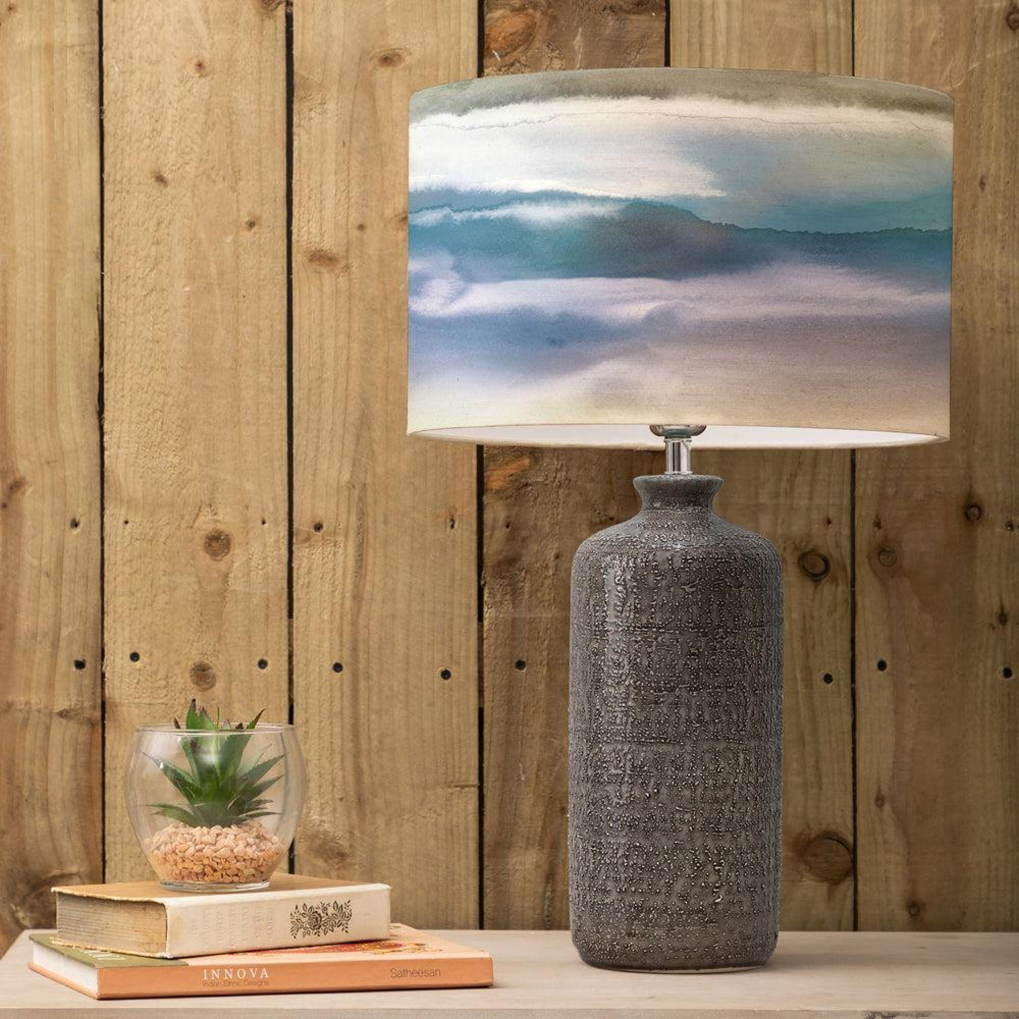 Product photograph of Voyage Maison Fjord Eva Inopia Grey And Loch Complete Table Lamp from Choice Furniture Superstore.