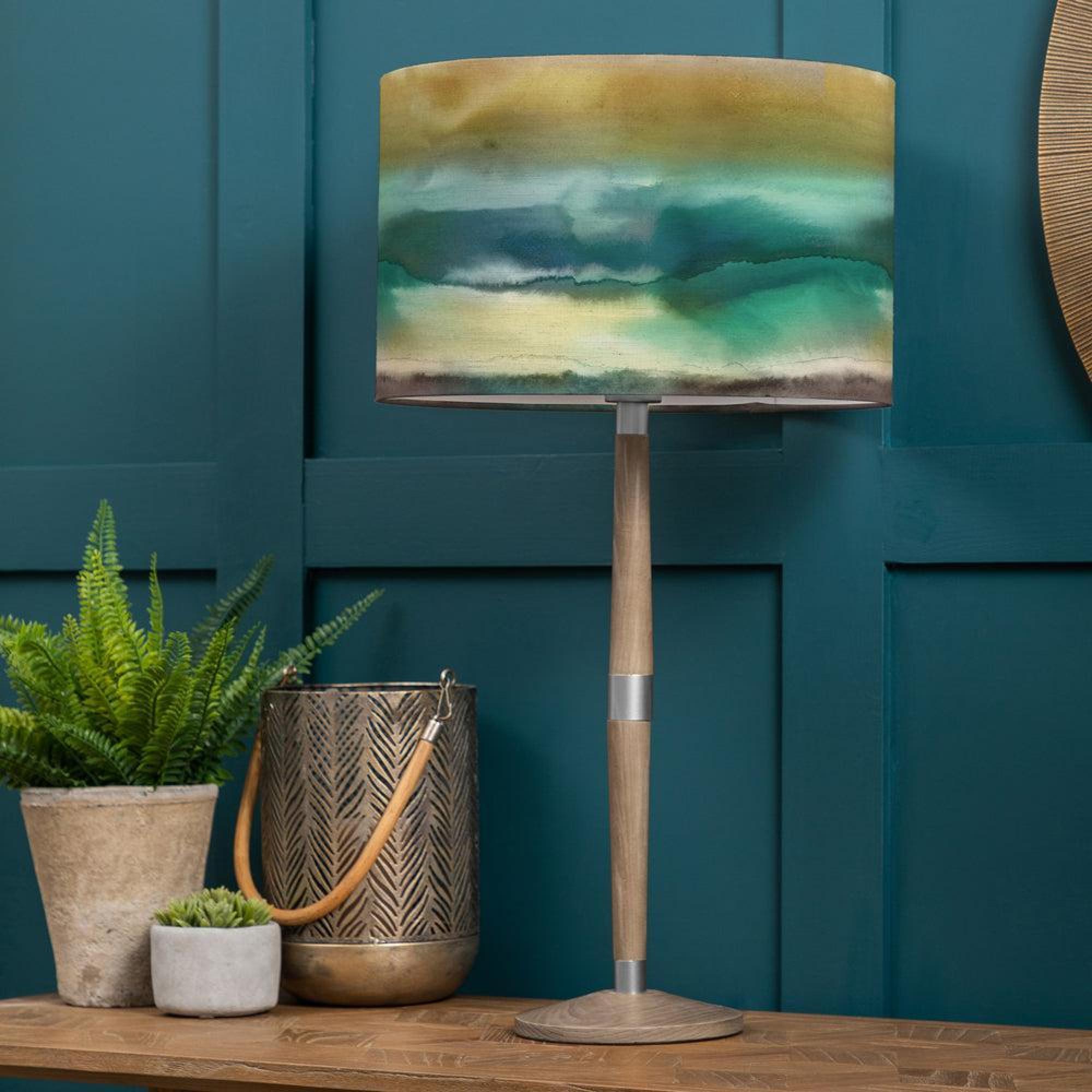 Product photograph of Voyage Maison Fjord Eva Solensis Grey And Jade Complete Table Lamp from Choice Furniture Superstore.