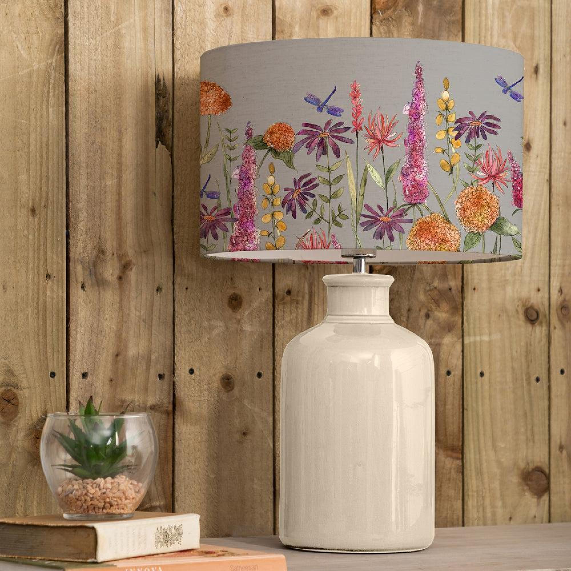 Product photograph of Voyage Maison Florabunda Eva Elspeth Cream And Russet Complete Table Lamp from Choice Furniture Superstore.