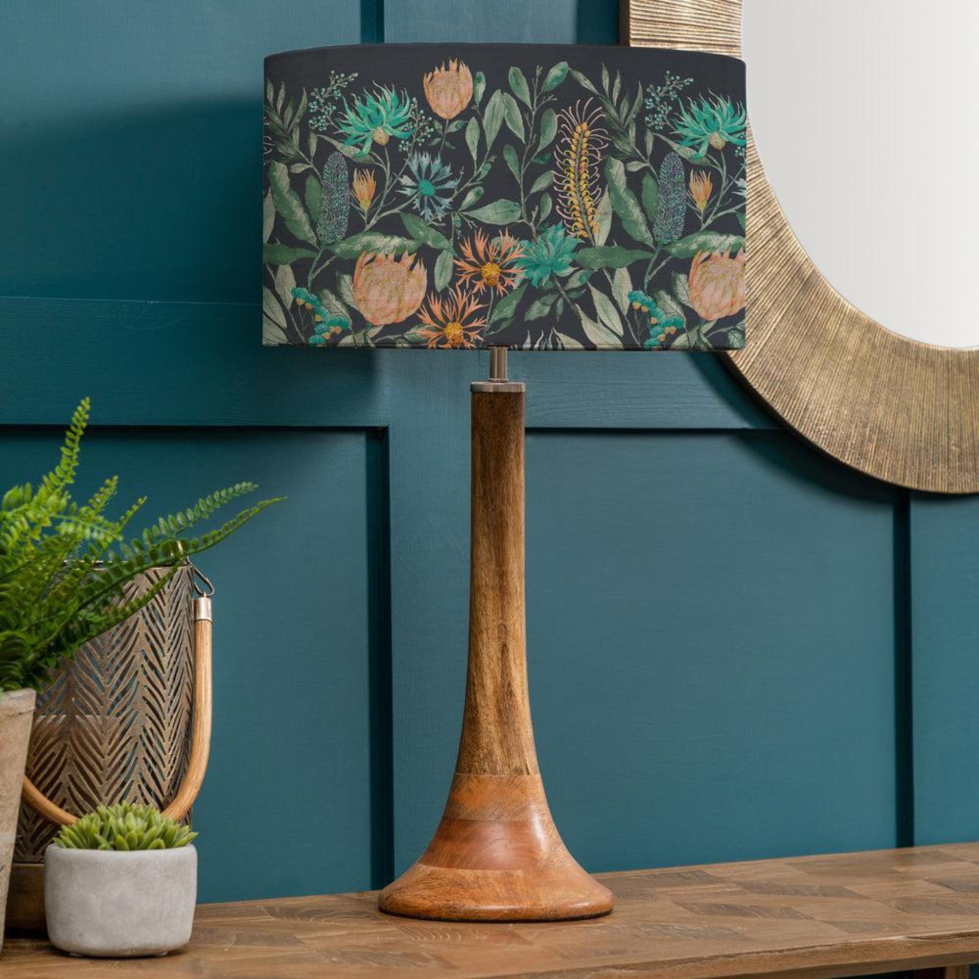 Product photograph of Voyage Maison Fortazela Eva Kinross Mango And Sapphire Complete Table Lamp from Choice Furniture Superstore.