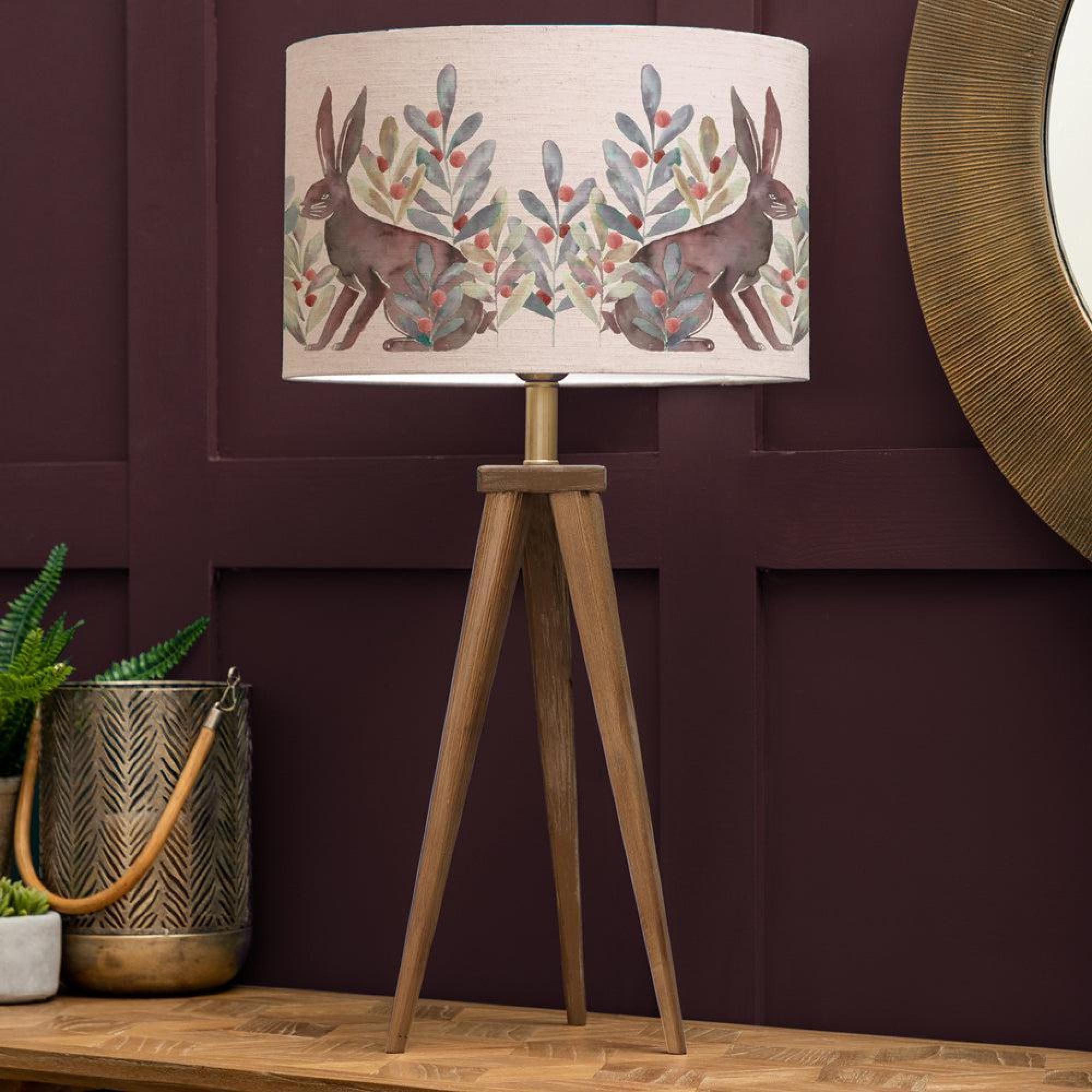 Product photograph of Voyage Maison Kensuri Eva Aratus Nut And Mulberry Complete Table Lamp from Choice Furniture Superstore.