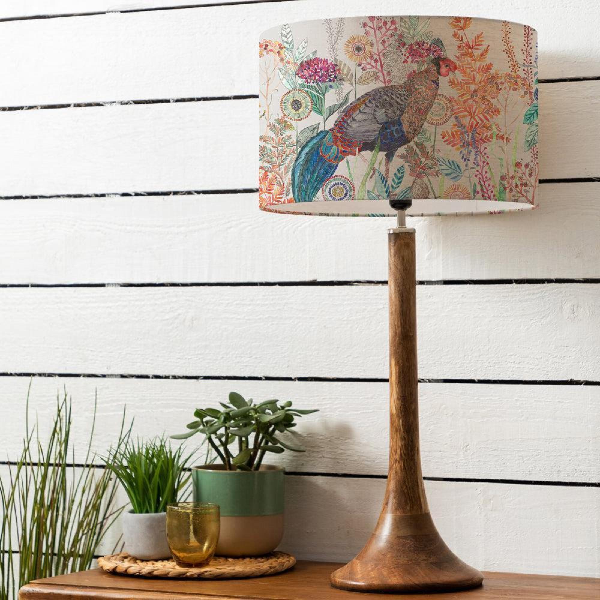 Product photograph of Voyage Maison Lady Amherst Eva Kinross Mango And Linen Complete Table Lamp from Choice Furniture Superstore.