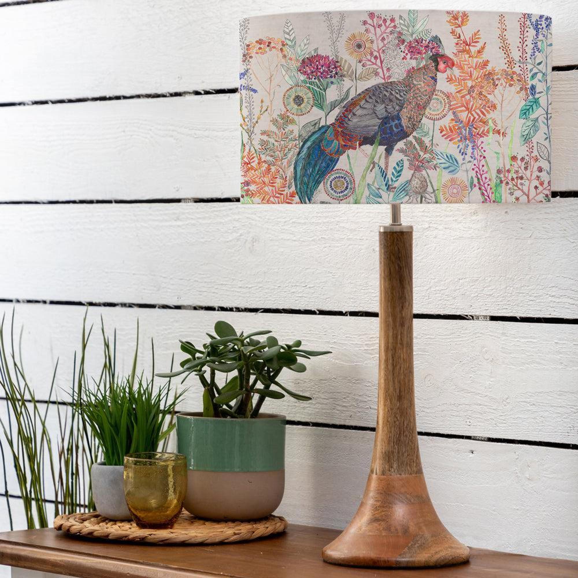 Product photograph of Voyage Maison Lady Amherst Eva Kinross Mango And Linen Table Lamp from Choice Furniture Superstore.