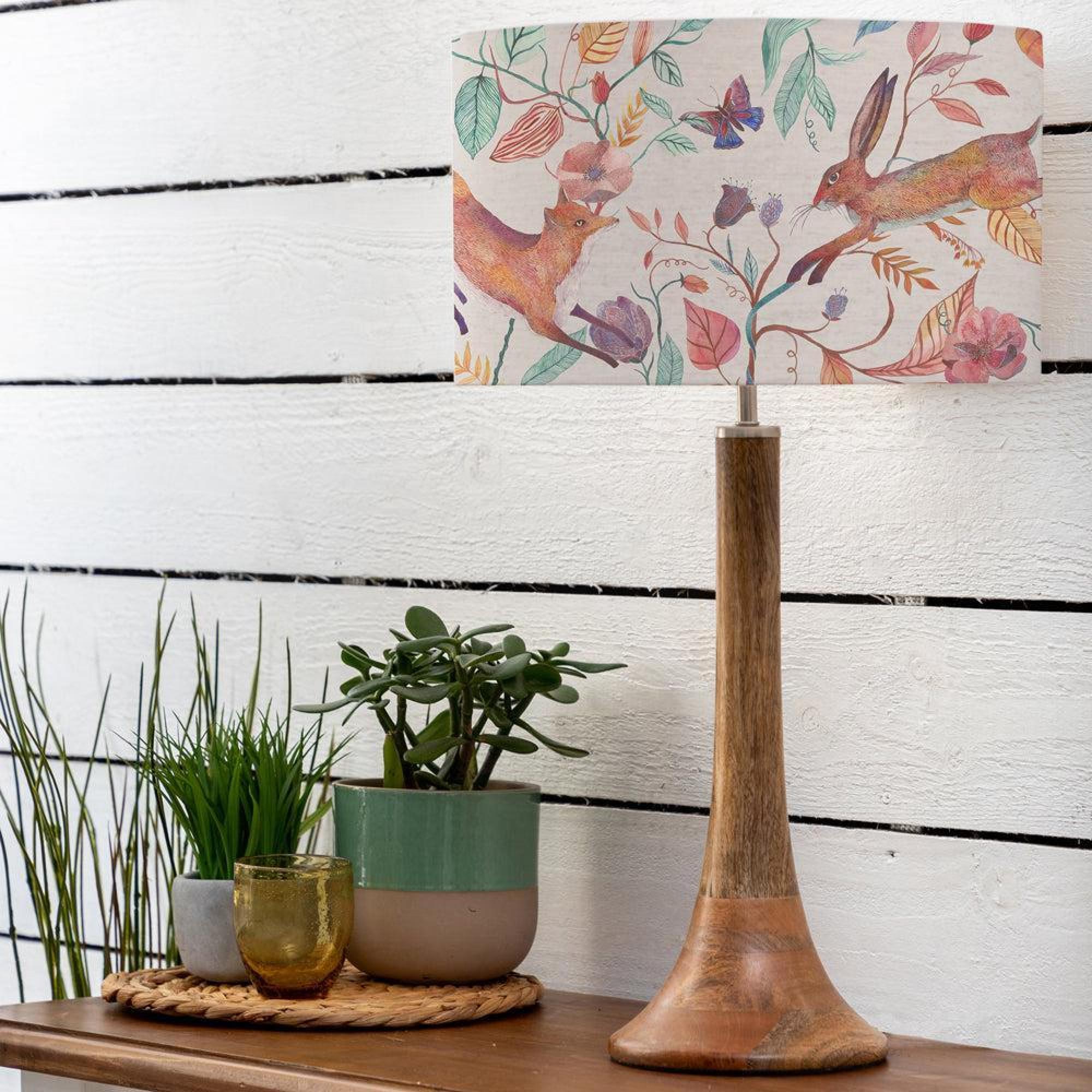 Product photograph of Voyage Maison Leaping Into The Fauna Eva Kinross Mango And Linen Complete Table Lamp from Choice Furniture Superstore.