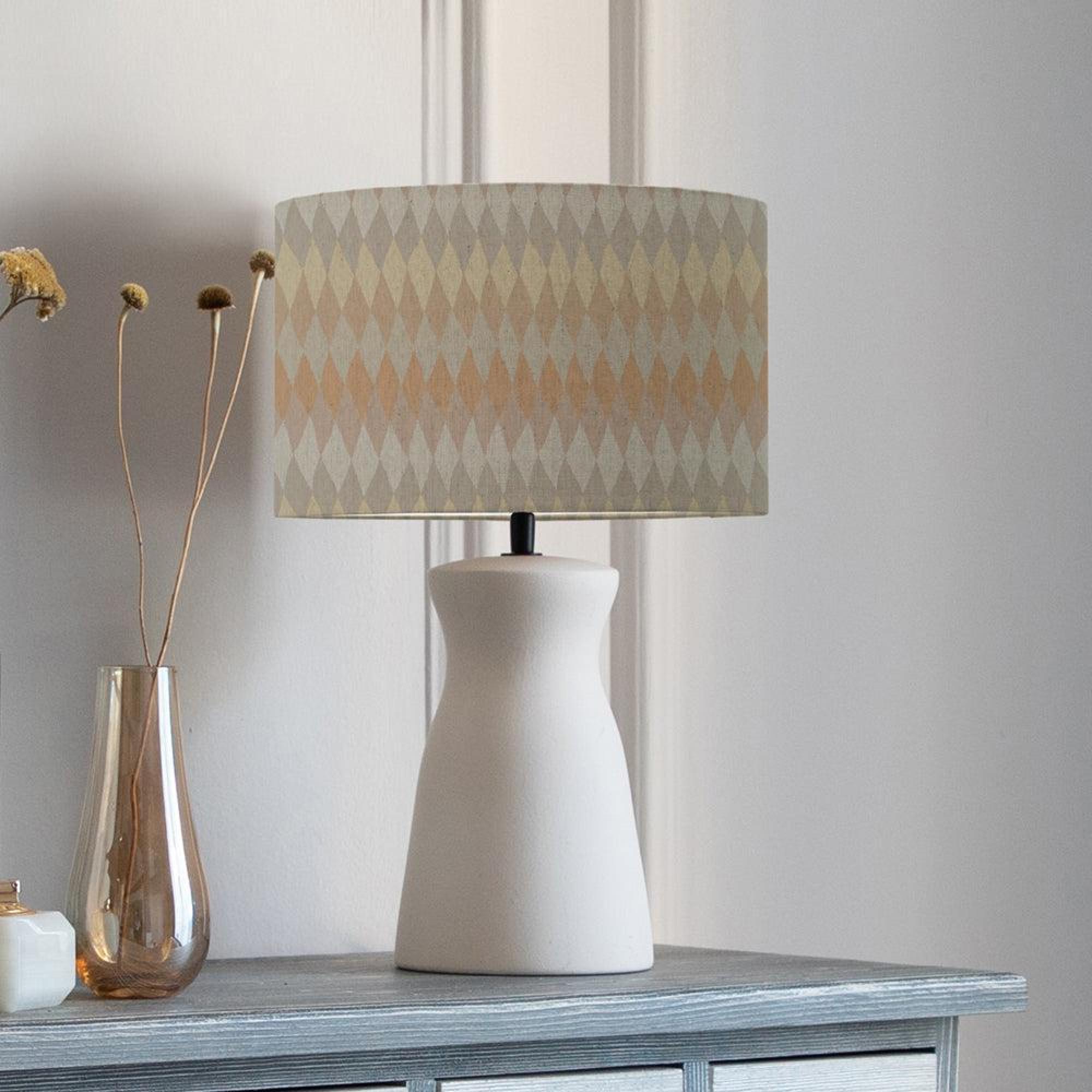 Product photograph of Voyage Maison Mesa Eva Albury Ecru And Sand Complete Table Lamp from Choice Furniture Superstore.