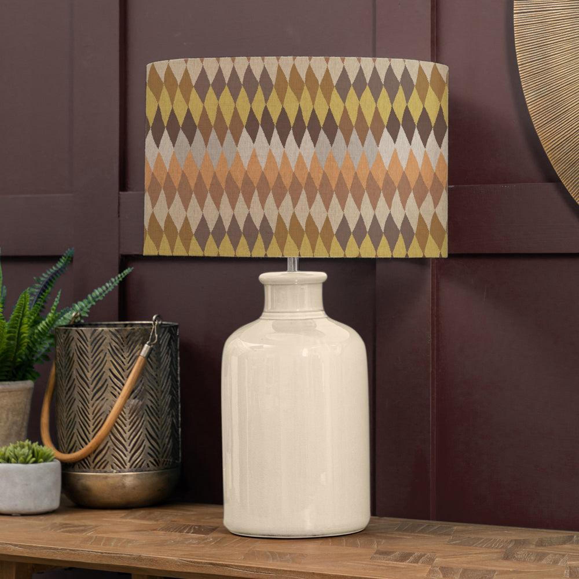 Product photograph of Voyage Maison Mesa Eva Elspeth Cream And Sepia Complete Table Lamp from Choice Furniture Superstore.