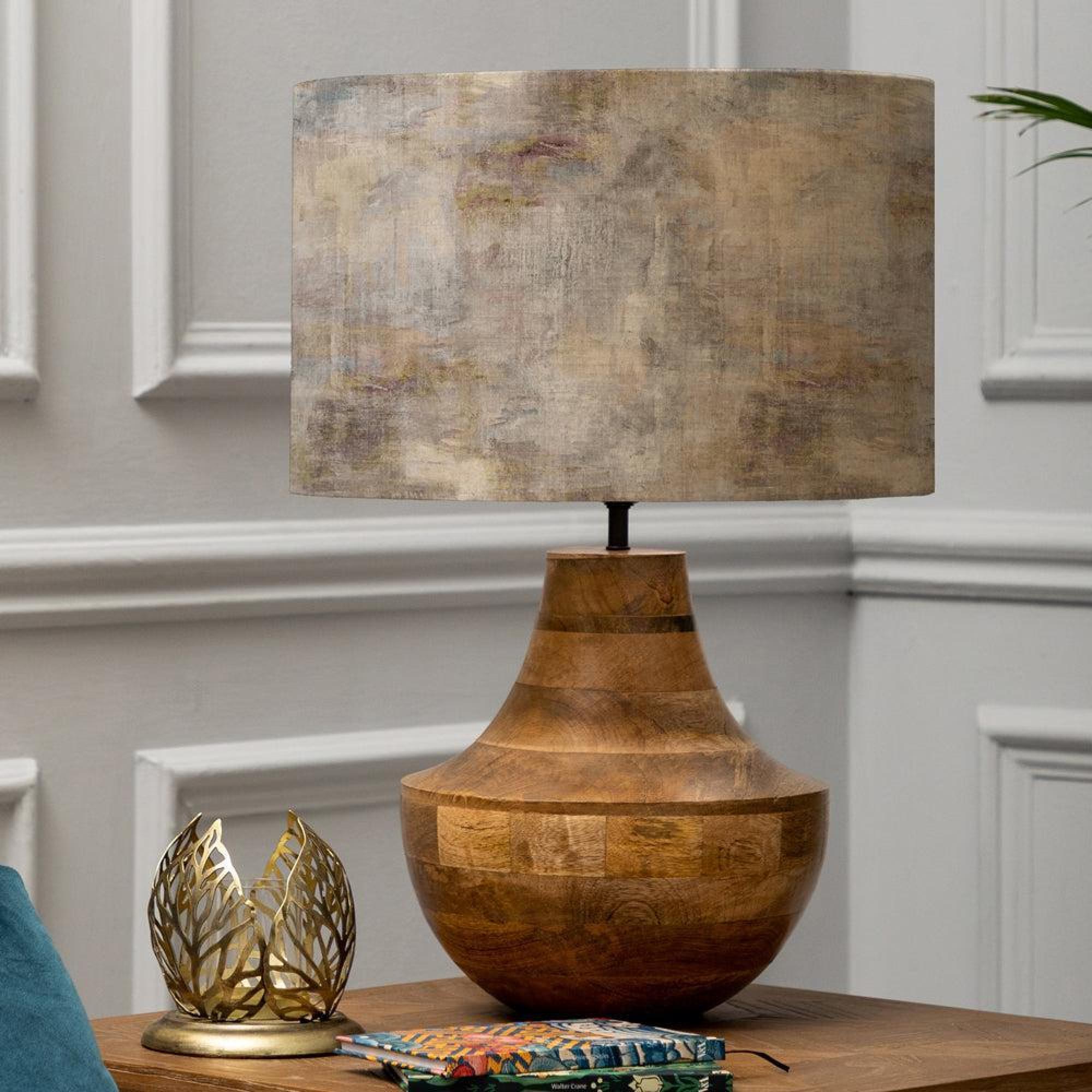 Product photograph of Voyage Maison Monet Eva Leven Mango And Ironstone Complete Table Lamp from Choice Furniture Superstore.