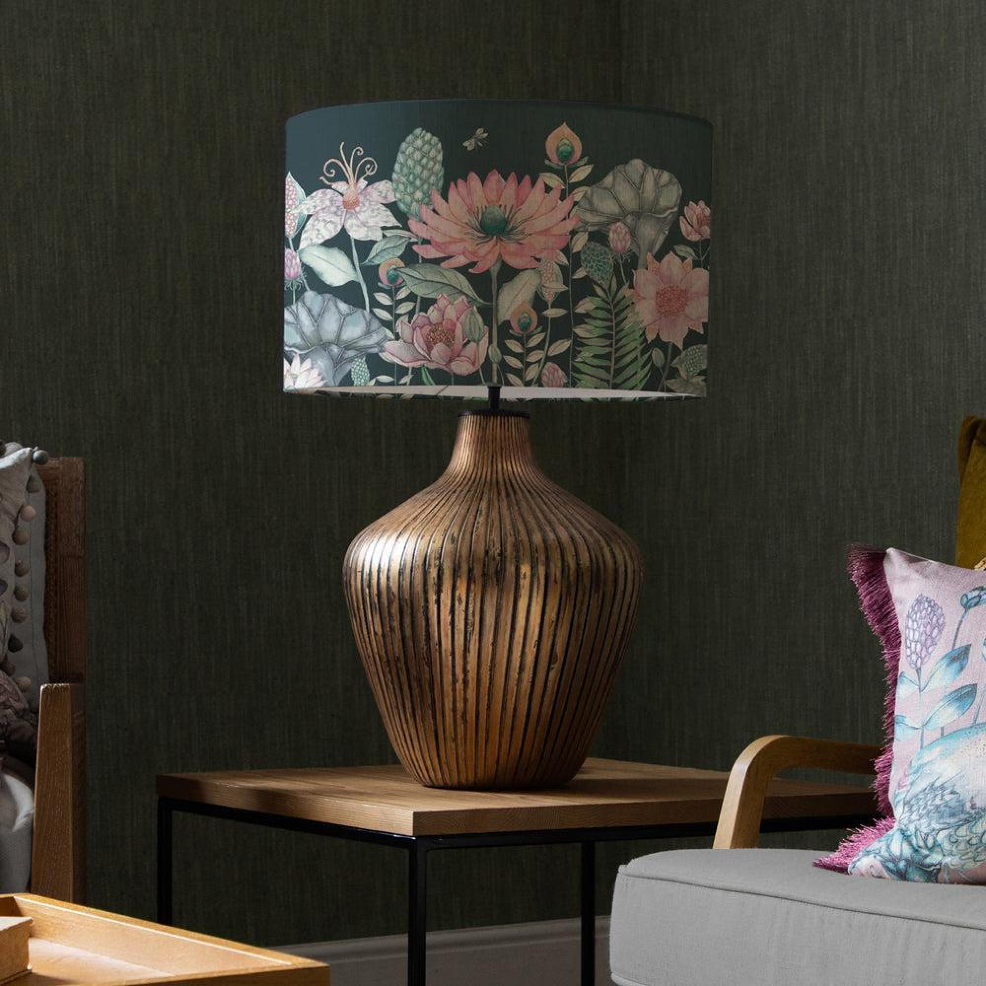 Product photograph of Voyage Maison Nesidora Eva Zelena Glass And Emerald Complete Table Lamp from Choice Furniture Superstore.