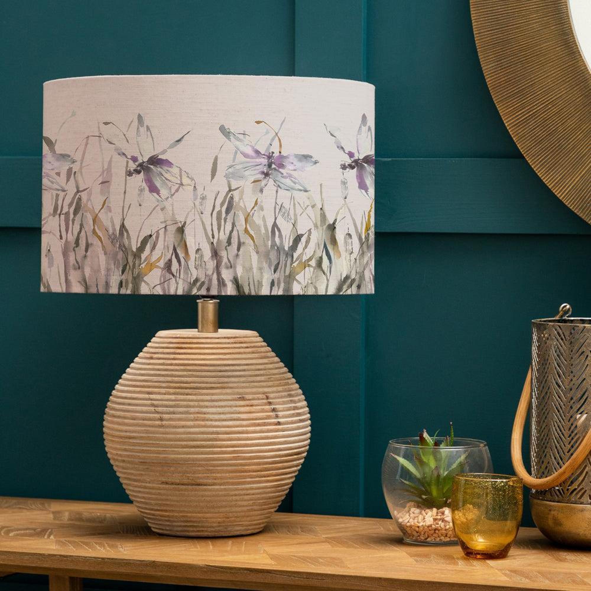 Product photograph of Voyage Maison Nightingale Eva Cerys White And Ironstone Complete Table Lamp from Choice Furniture Superstore.