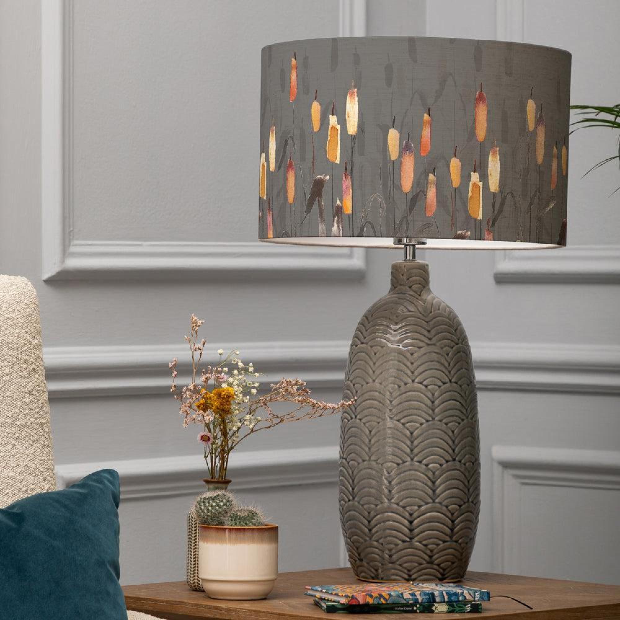 Product photograph of Voyage Maison Orientalis Eva Jadis Grey And Amber Complete Table Lamp from Choice Furniture Superstore.