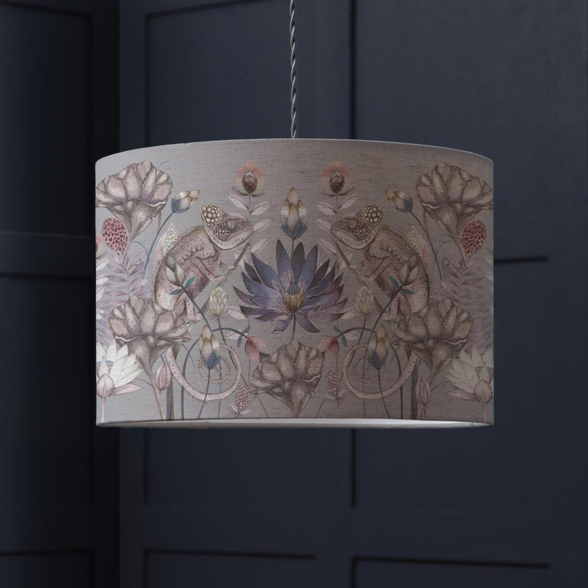 Product photograph of Voyage Maison Osawi Eva Violet Lamp Shade from Choice Furniture Superstore.