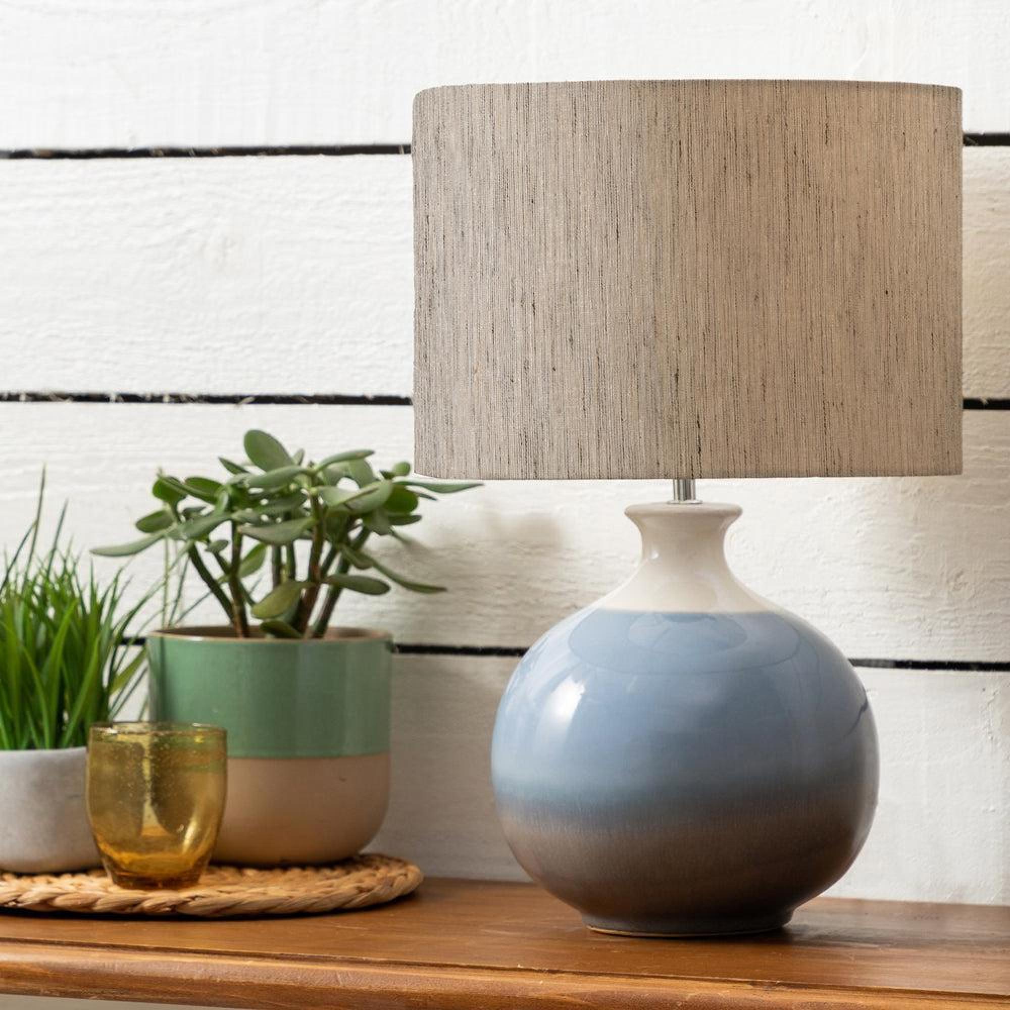 Product photograph of Voyage Maison Otaru Eva Neso Sky And Bamboo Complete Table Lamp from Choice Furniture Superstore.