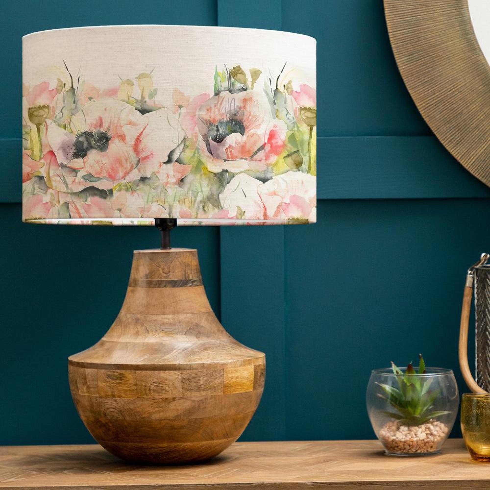 Product photograph of Voyage Maison Papavera Eva Leven Mango And Sweetpea Complete Table Lamp from Choice Furniture Superstore.