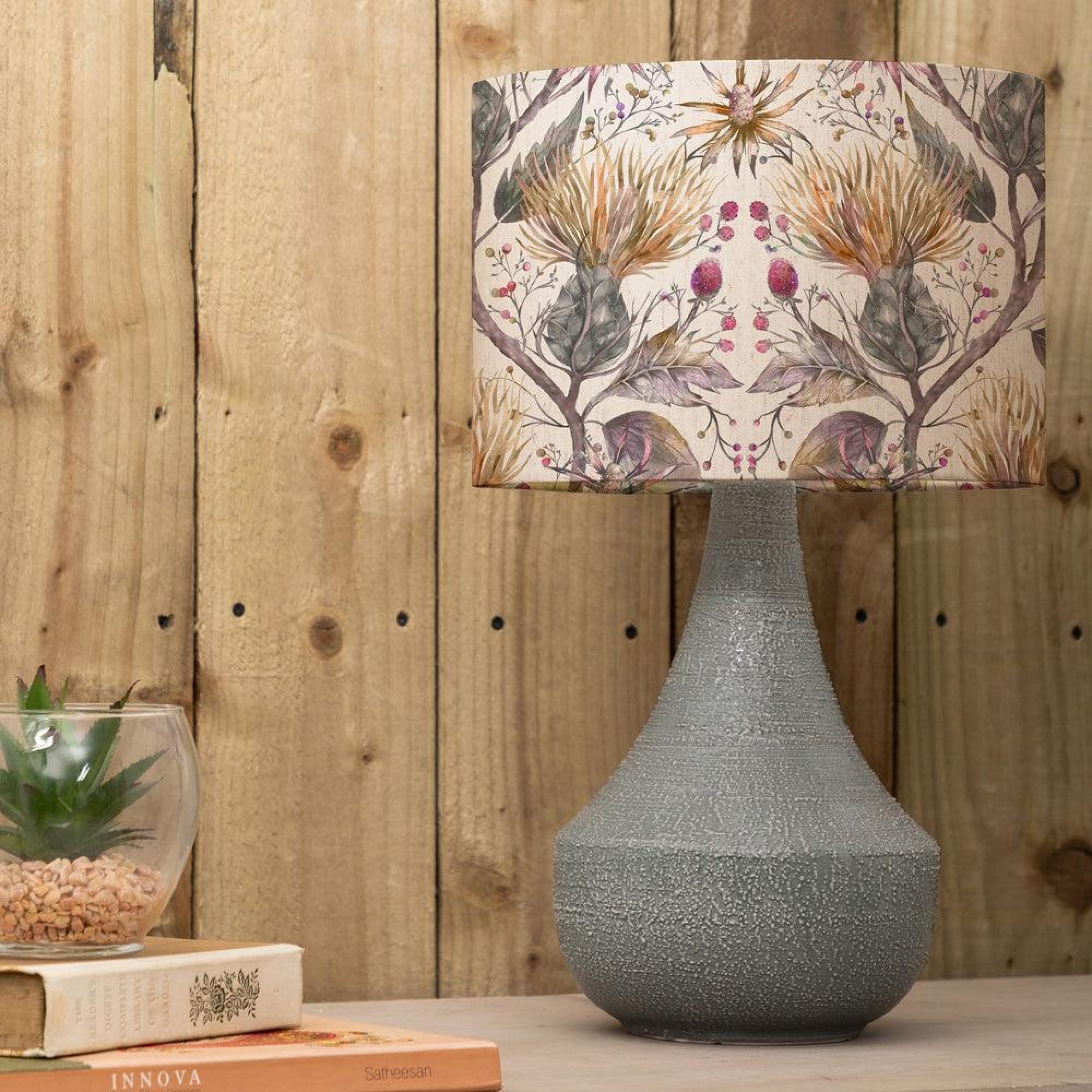 Product photograph of Voyage Maison Varys Eva Agri Grey And Gold Complete Table Lamp from Choice Furniture Superstore.