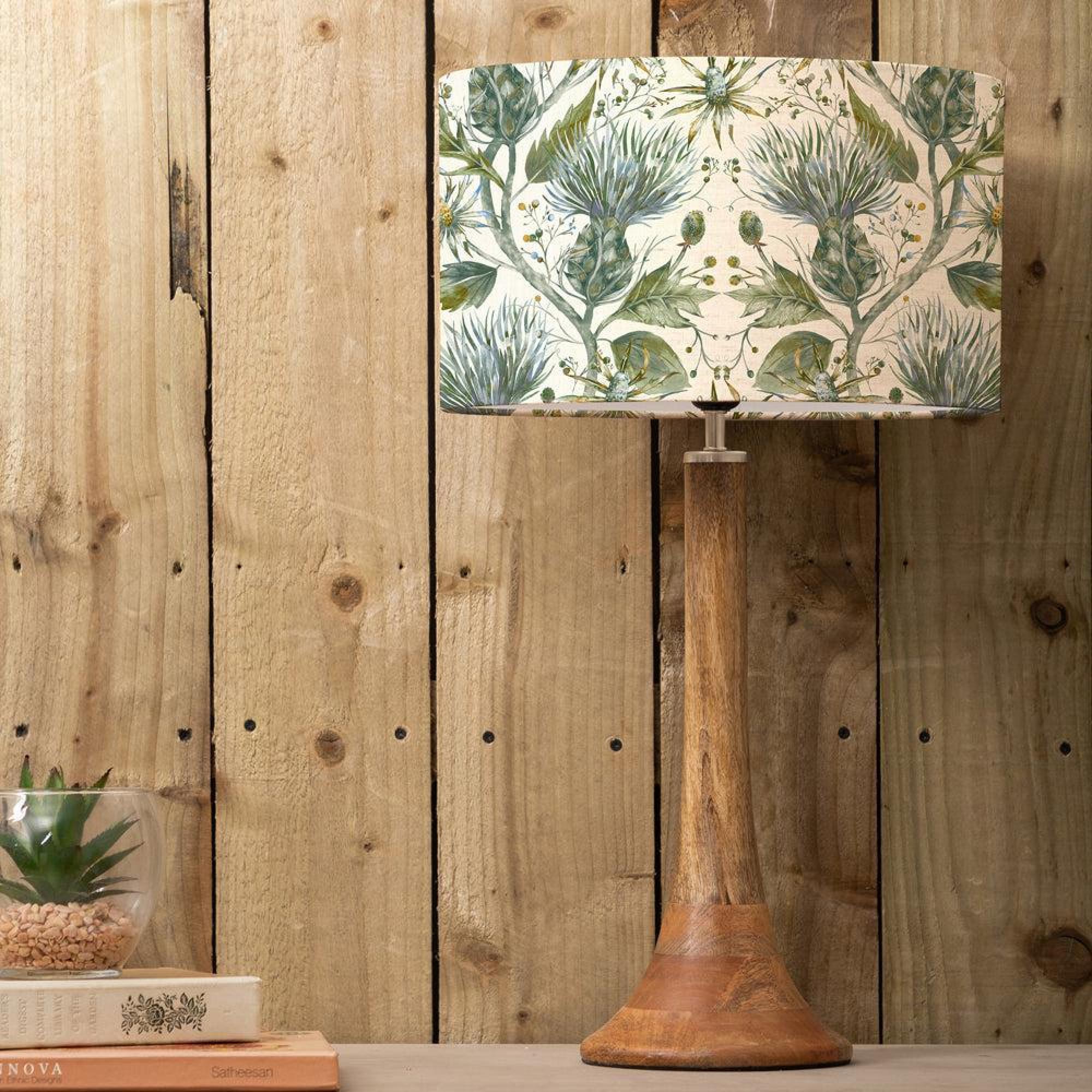 Product photograph of Voyage Maison Varys Eva Kinross Mango And Lichen Linen Complete Table Lamp from Choice Furniture Superstore.