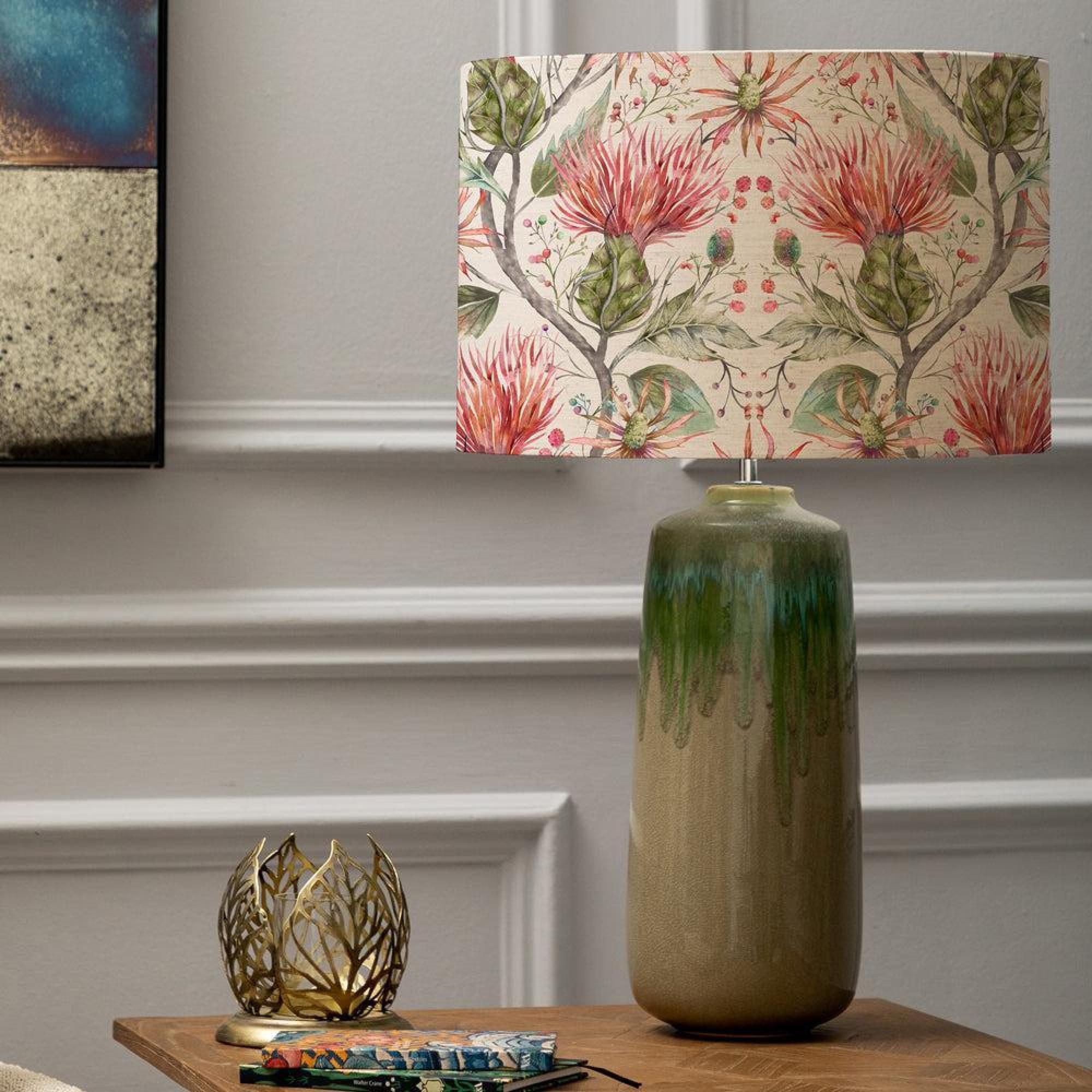 Product photograph of Voyage Maison Varys Eva Neo Jade And Russet Complete Table Lamp from Choice Furniture Superstore.