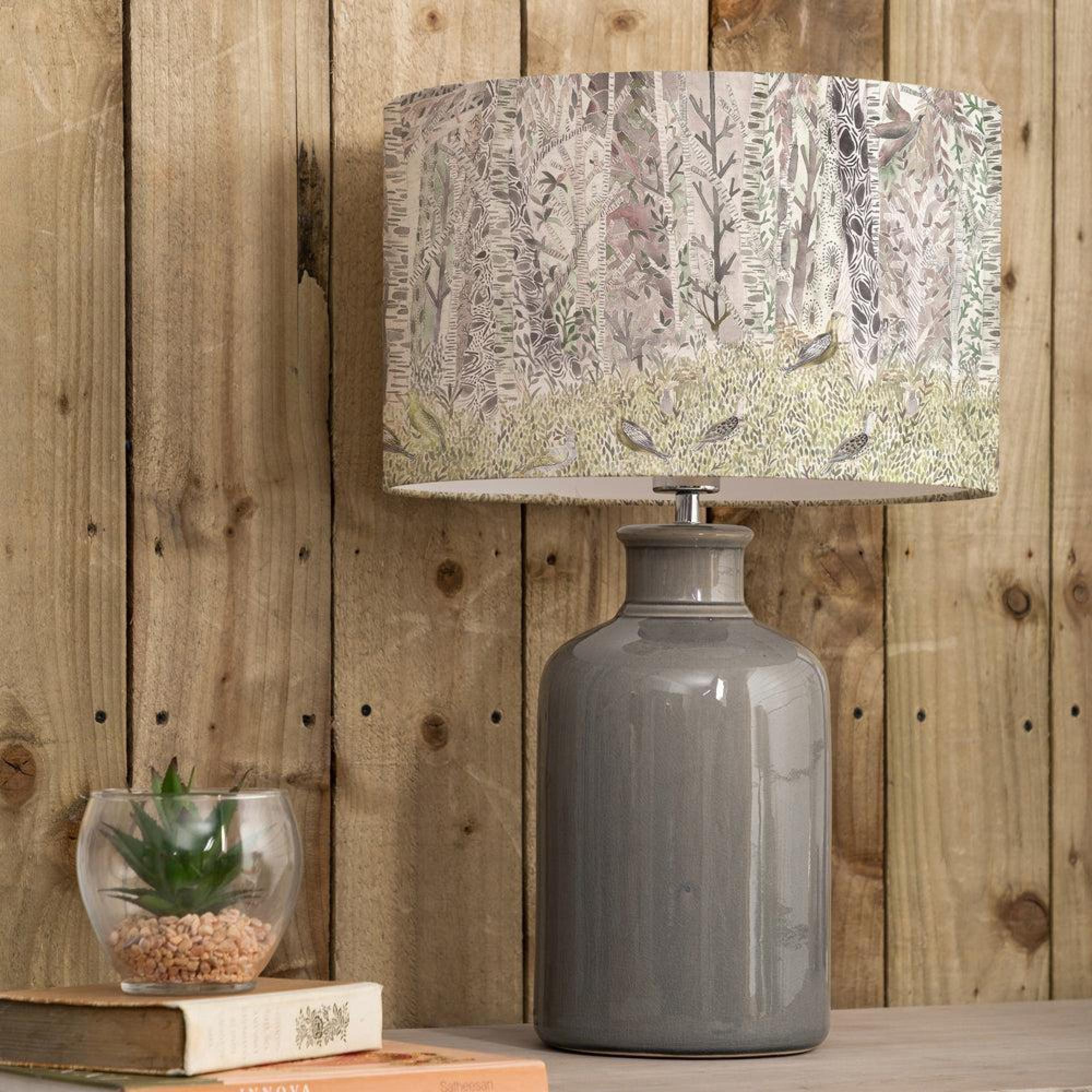 Product photograph of Voyage Maison Whimsical Tale Eva Elspeth Grey And Willow Complete Table Lamp from Choice Furniture Superstore.