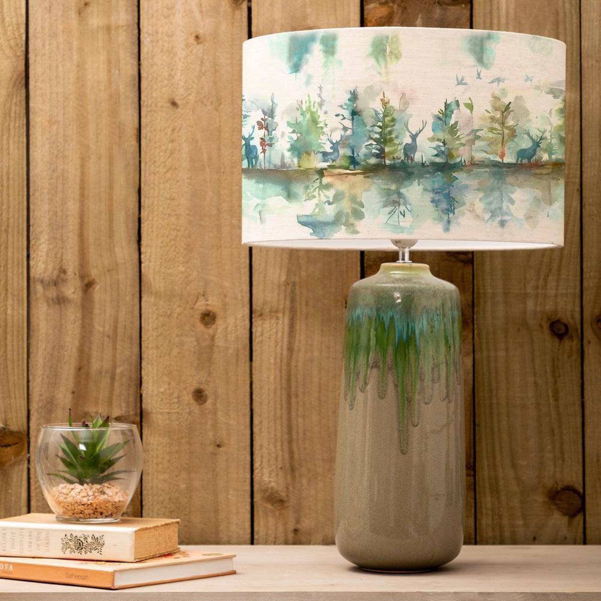 Product photograph of Voyage Maison Wilderness Eva Neo Jade And Topaz Complete Table Lamp from Choice Furniture Superstore.