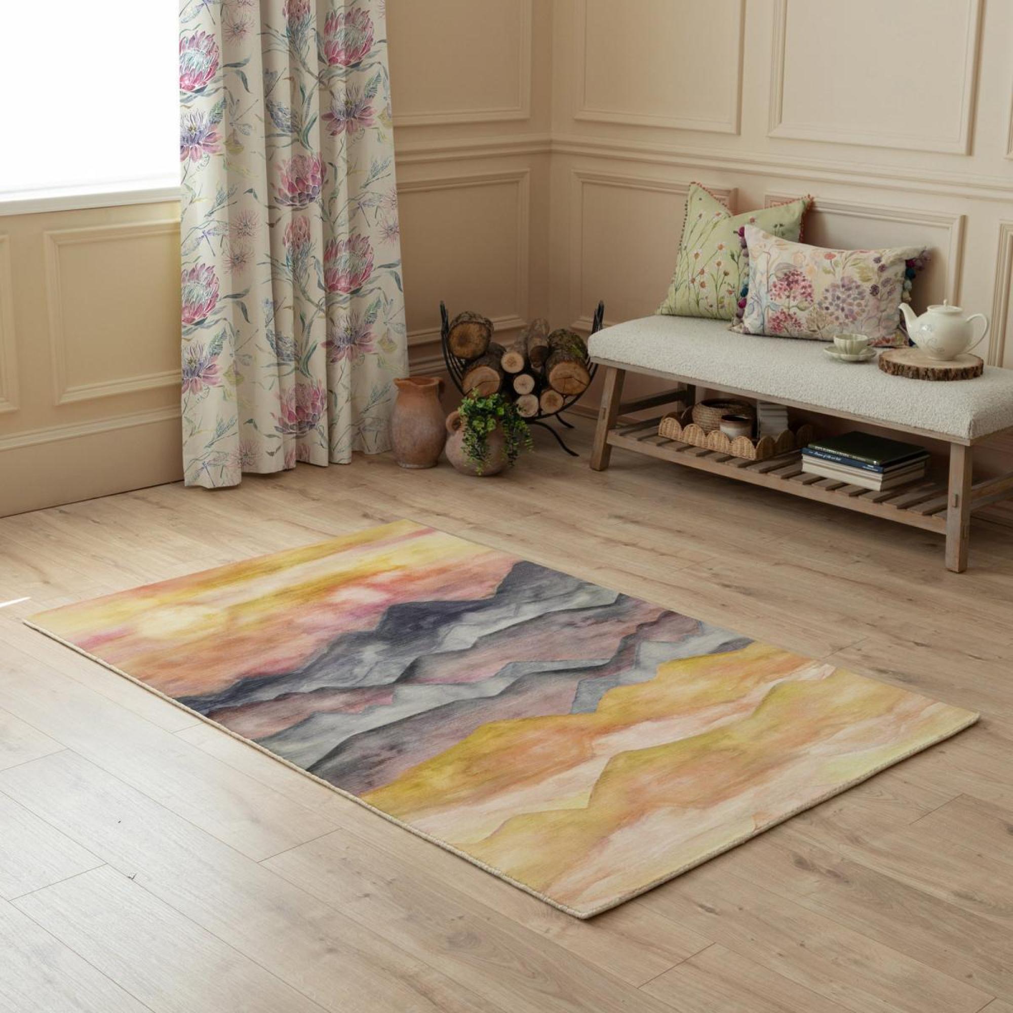 Product photograph of Voyage Maison Arizona Sand Printed Rug from Choice Furniture Superstore.