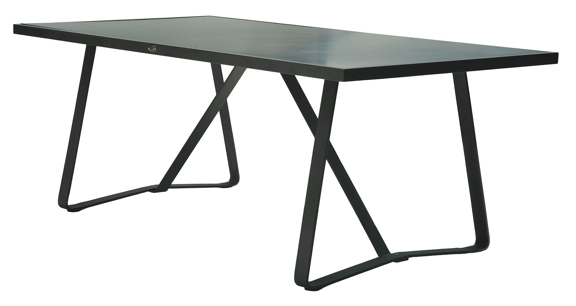 Product photograph of Skyline Horizon Dark Grey Outdoor 8 Seater Dining Table - 200cm from Choice Furniture Superstore.