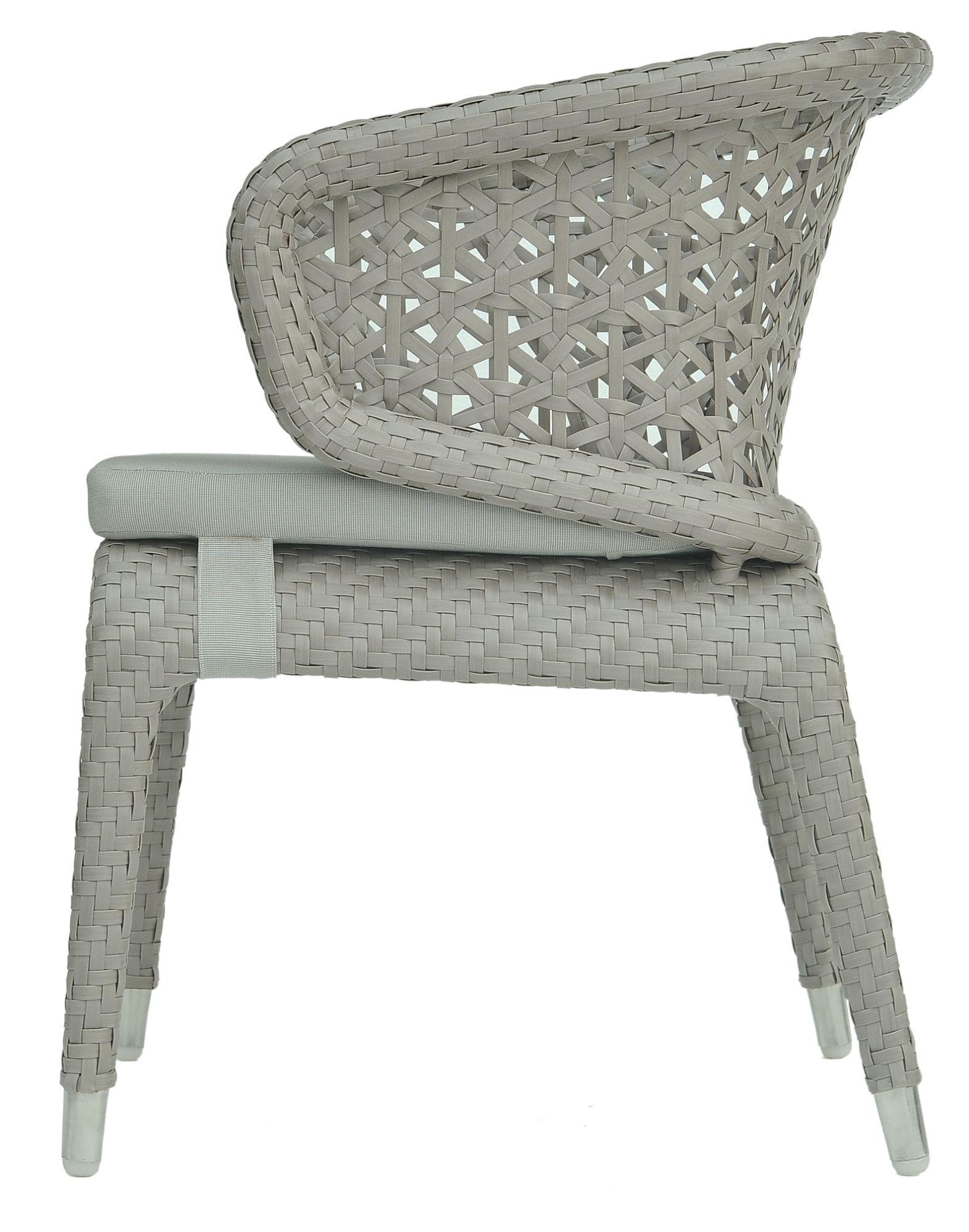 Product photograph of Skyline Journey Grey Weave Outdoor Carver Back Dining Chair from Choice Furniture Superstore.