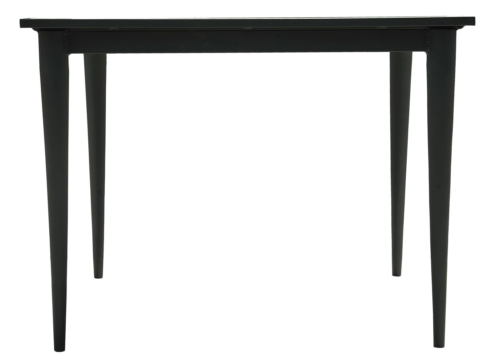 Product photograph of Skyline Serpent Black Outdoor 4 Seater Square Dining Table from Choice Furniture Superstore.