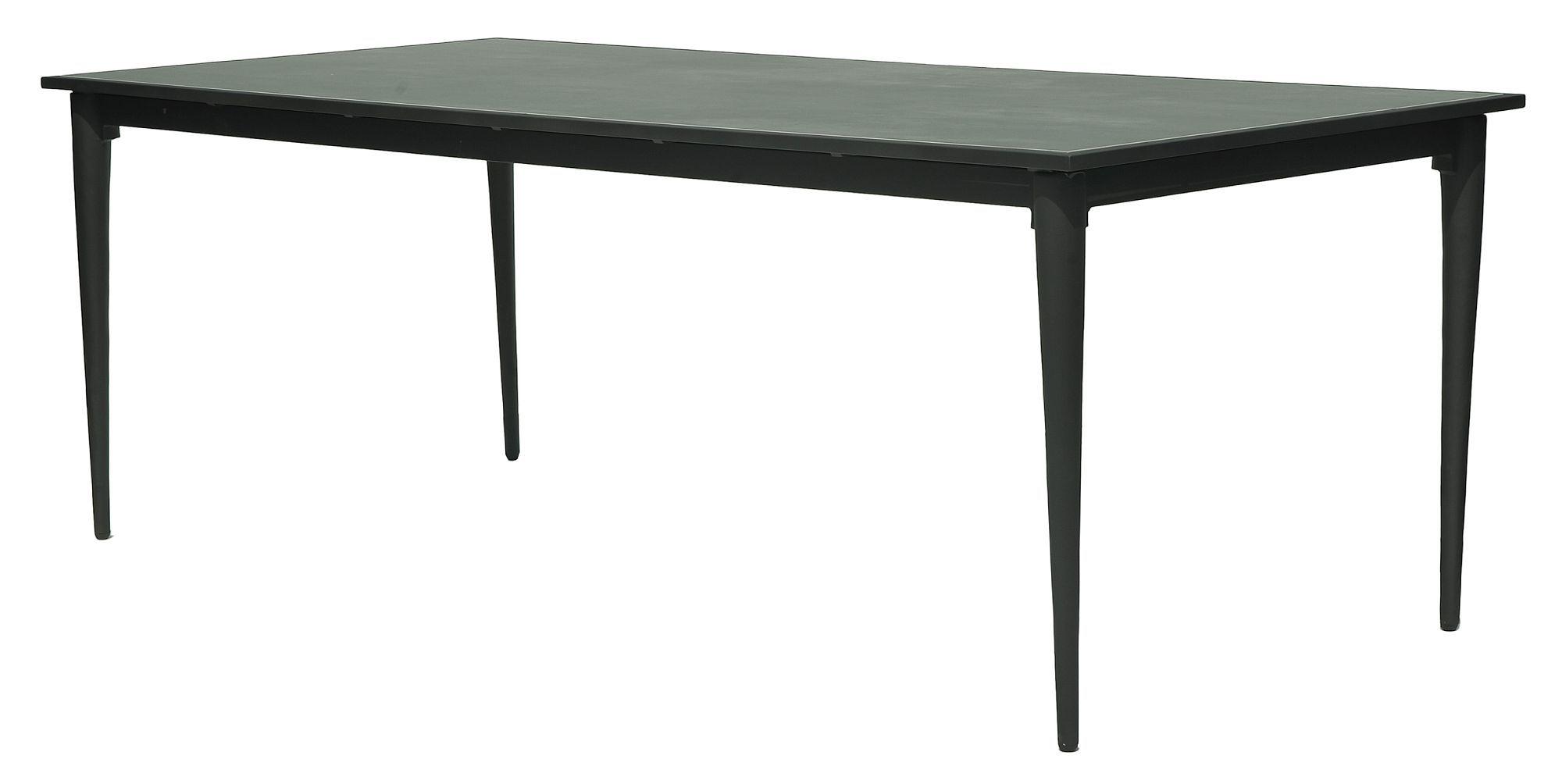 Product photograph of Skyline Serpent Black Outdoor 6 Seater Dining Table from Choice Furniture Superstore.