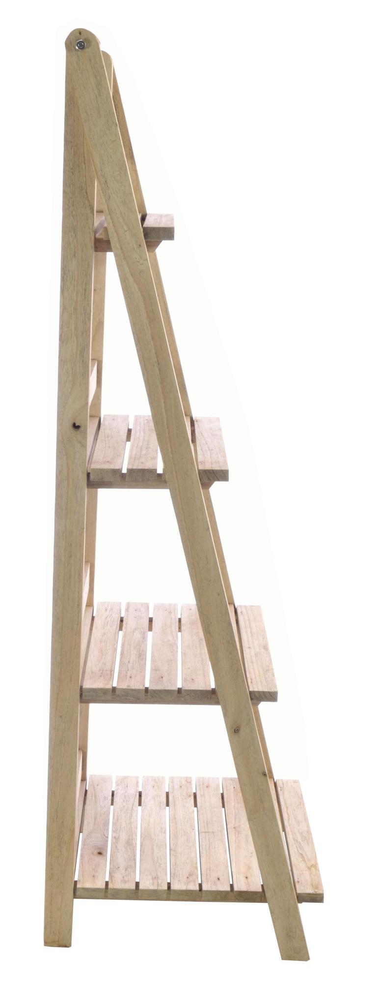 Product photograph of Alhambra Mahogany Ladder Shelf Unit from Choice Furniture Superstore.