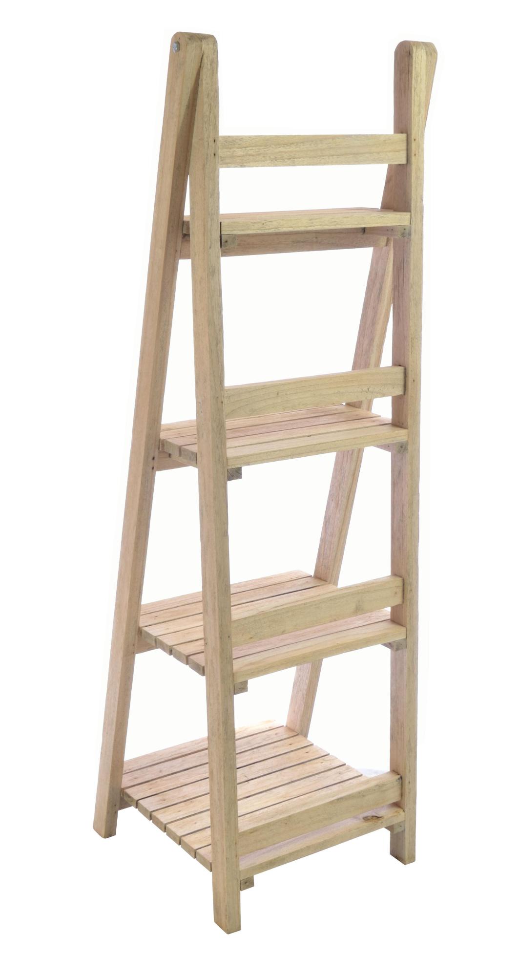 Product photograph of Alhambra Mahogany Ladder Shelf Unit from Choice Furniture Superstore.