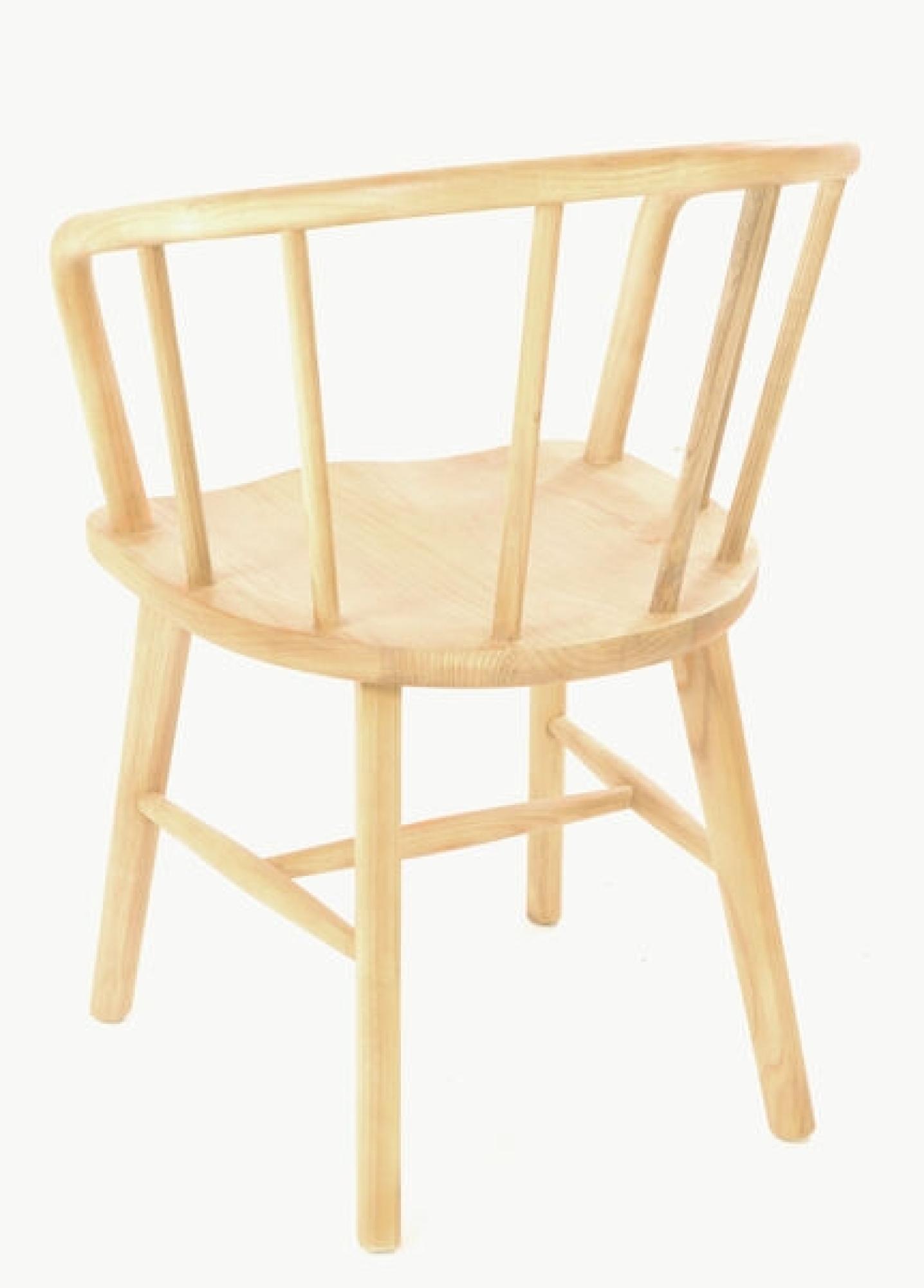 Product photograph of Shoreditch Wooden Stick Back Curved Dining Chair Sold In Pairs from Choice Furniture Superstore.