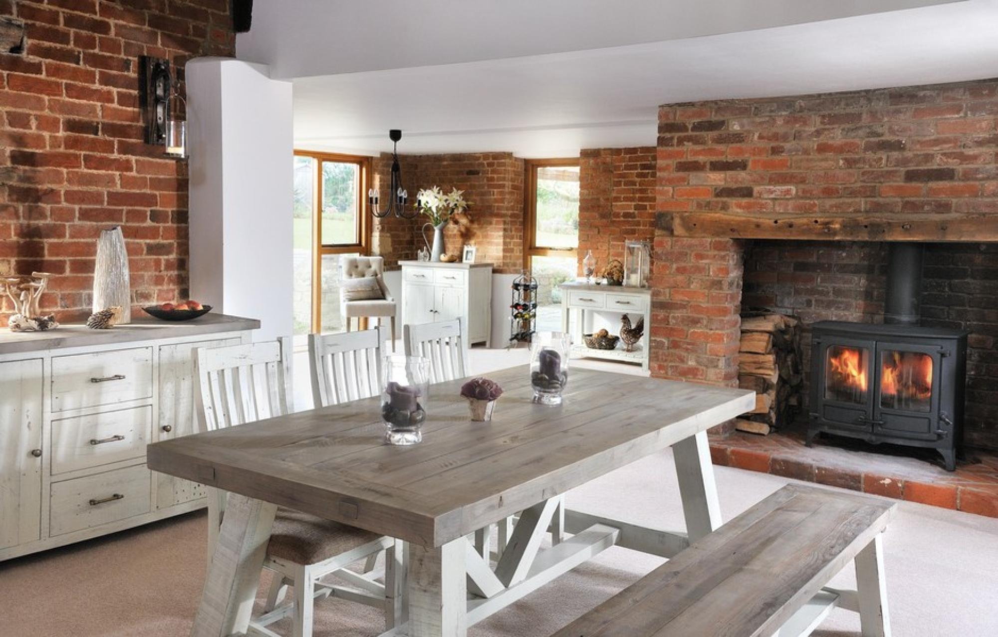 Product photograph of Rexford Reclaimed Timber Wood 200cm Dining Table - 8 Seater from Choice Furniture Superstore.