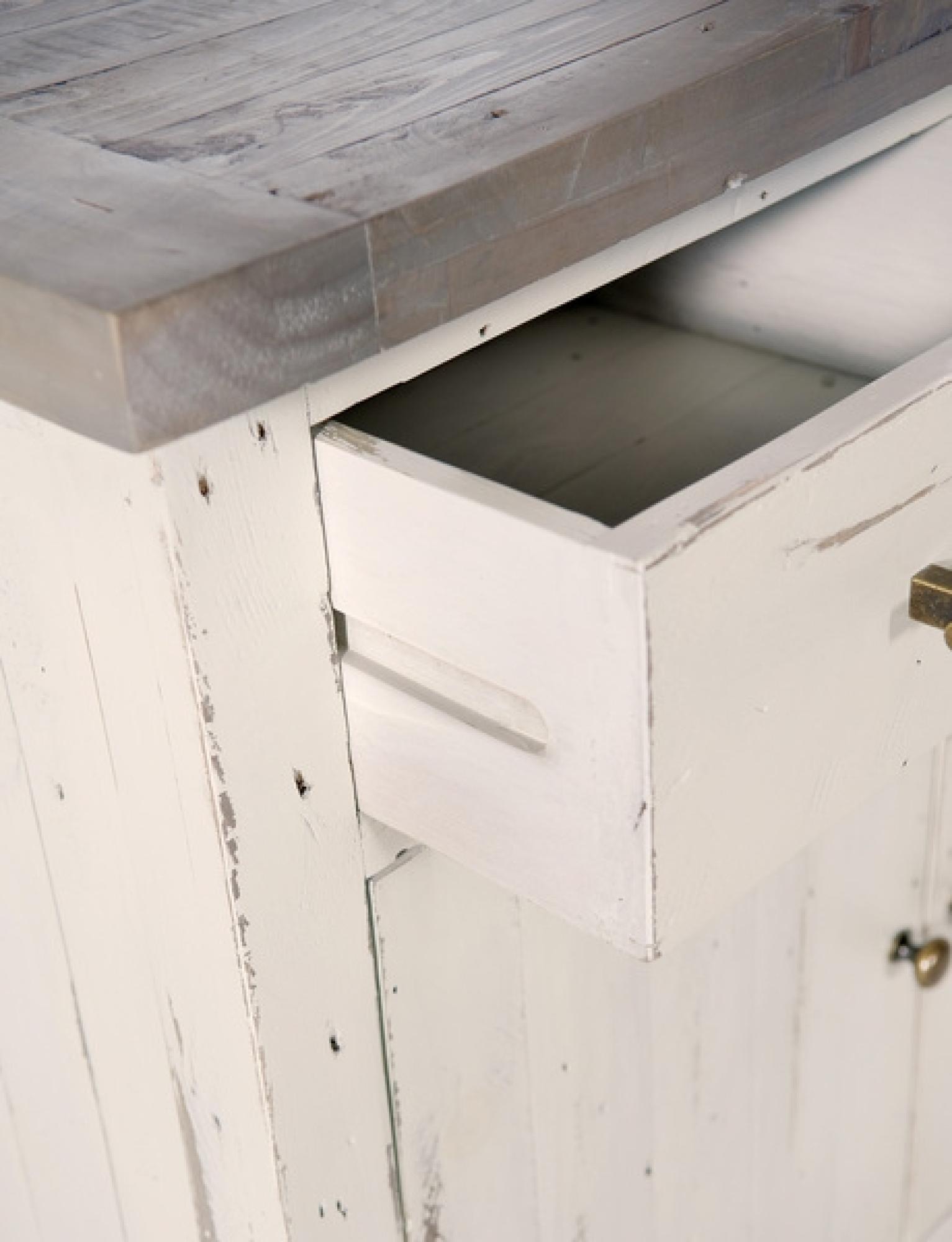 Product photograph of Rexford Reclaimed Timber Wood 2 Door 3 Drawer Large Sideboard from Choice Furniture Superstore.