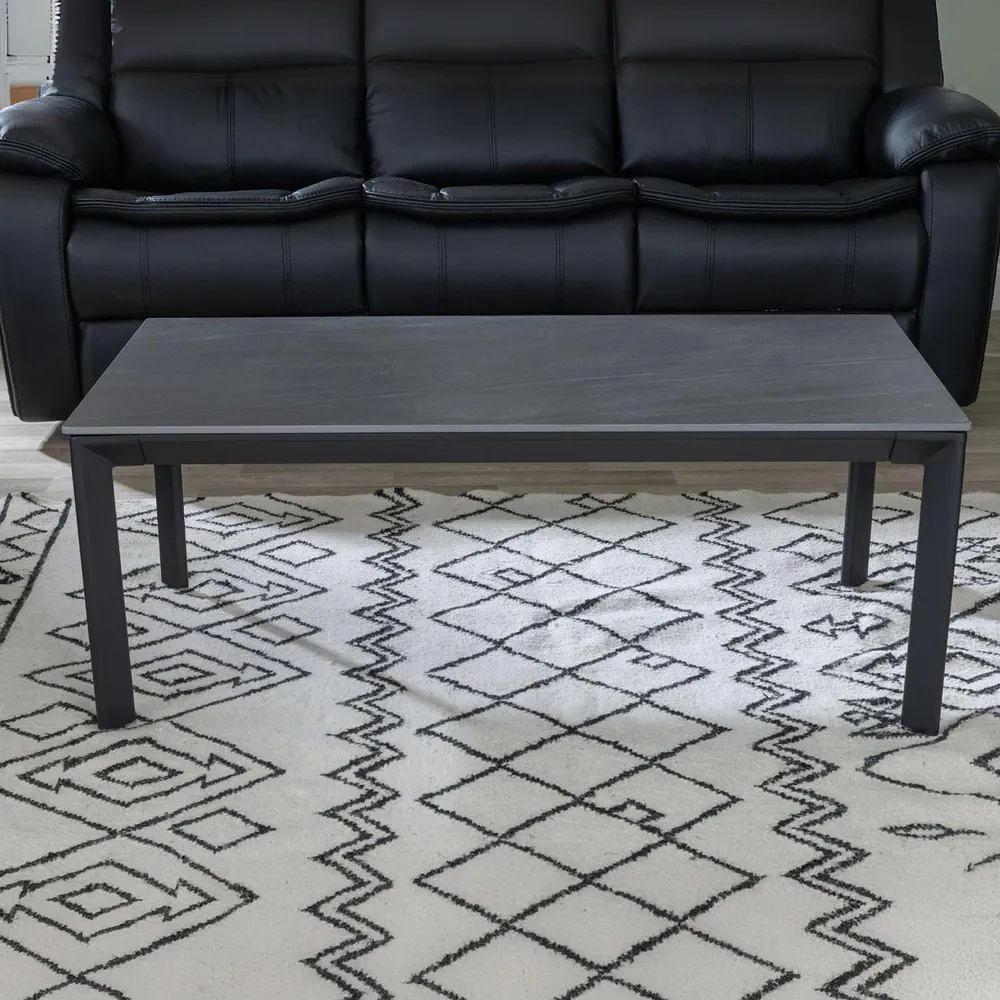 Product photograph of Glade Black Ceramic Coffee Table from Choice Furniture Superstore.