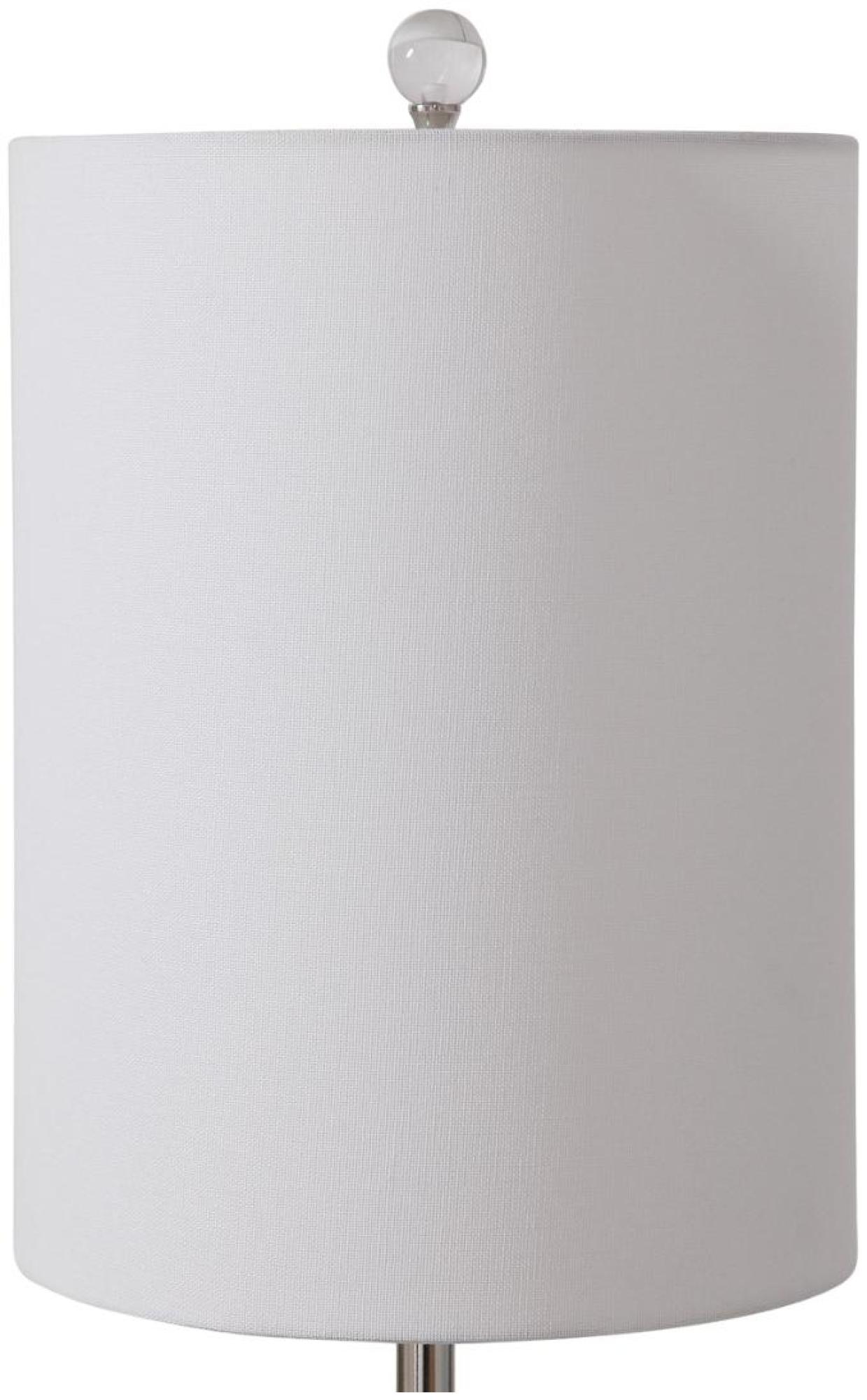 Product photograph of Mindy Brownes Piers Buffet White Silver And Grey Ceramic Lamp from Choice Furniture Superstore.