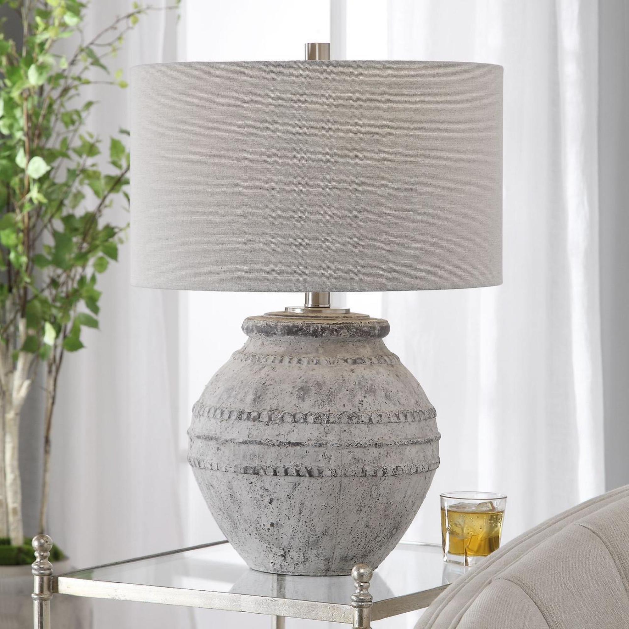 Product photograph of Mindy Brownes Montsant White Ceramic Table Lamp from Choice Furniture Superstore.