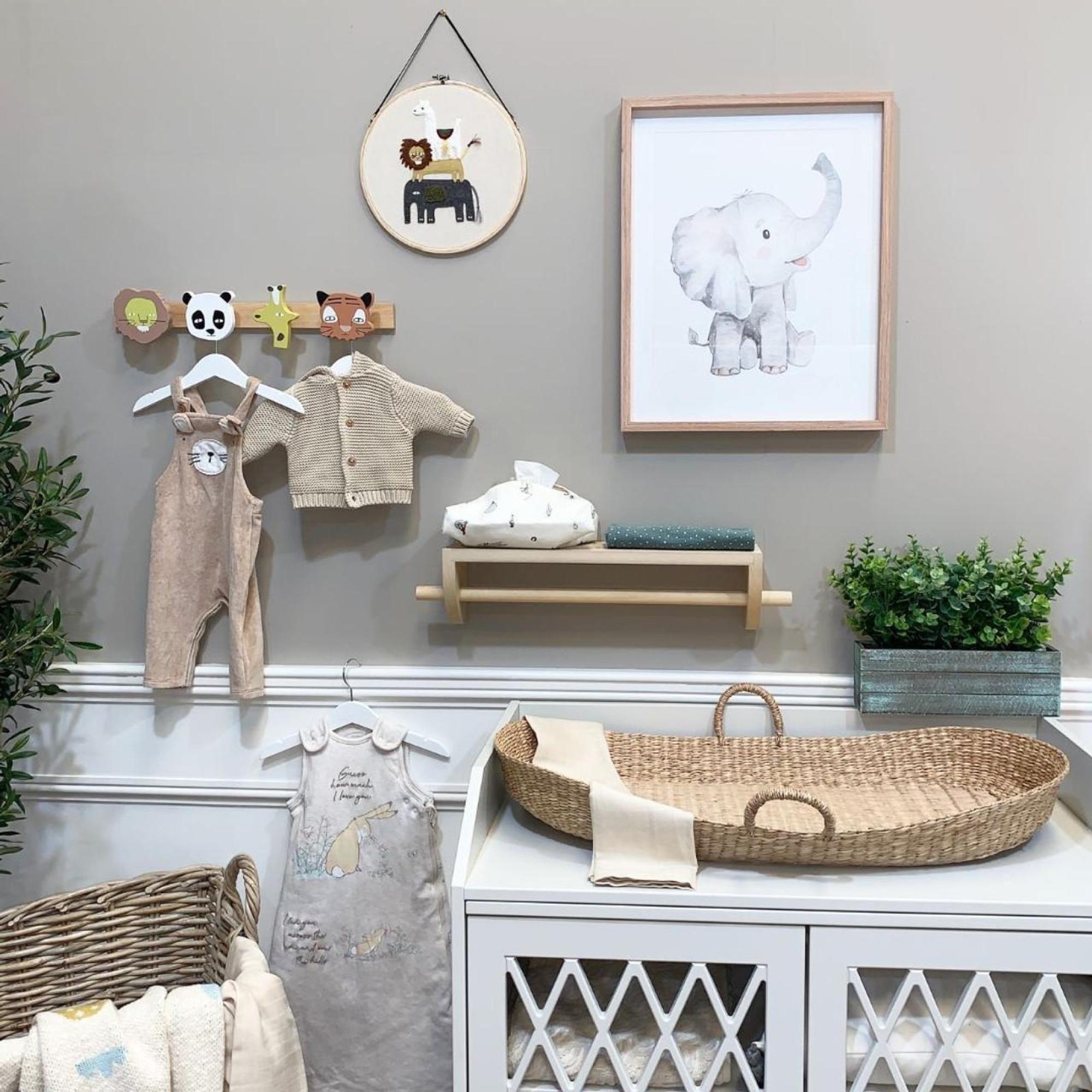 Product photograph of Mindy Brownes Off White And Brown Nelly The Elephant Set Of 2 from Choice Furniture Superstore.