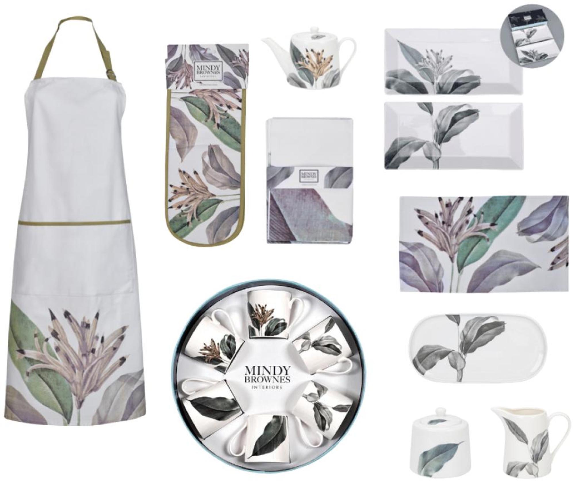 Product photograph of Mindy Brownes Birds Of Paradise Cotton Table Runner Set Of 6 from Choice Furniture Superstore.