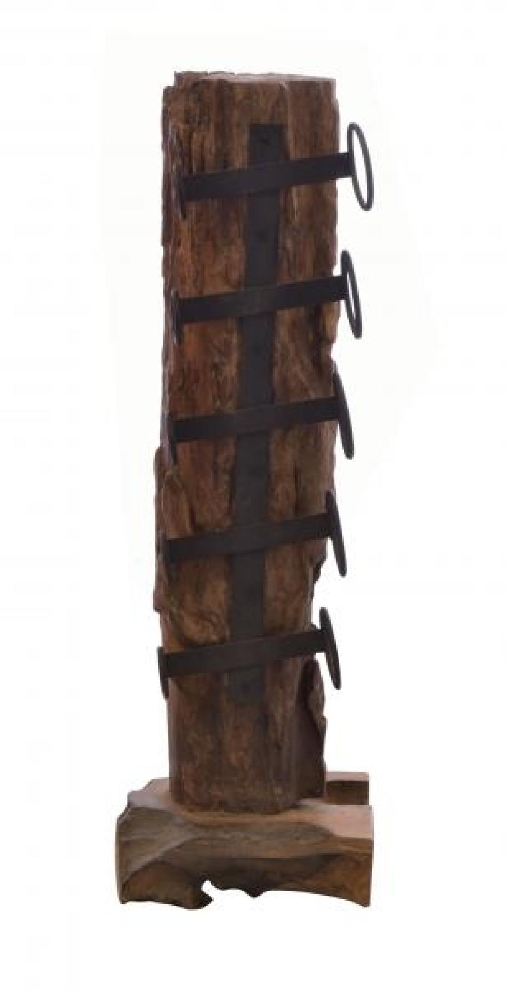 Product photograph of Ancient Mariner Small Teak Wine Rack from Choice Furniture Superstore.