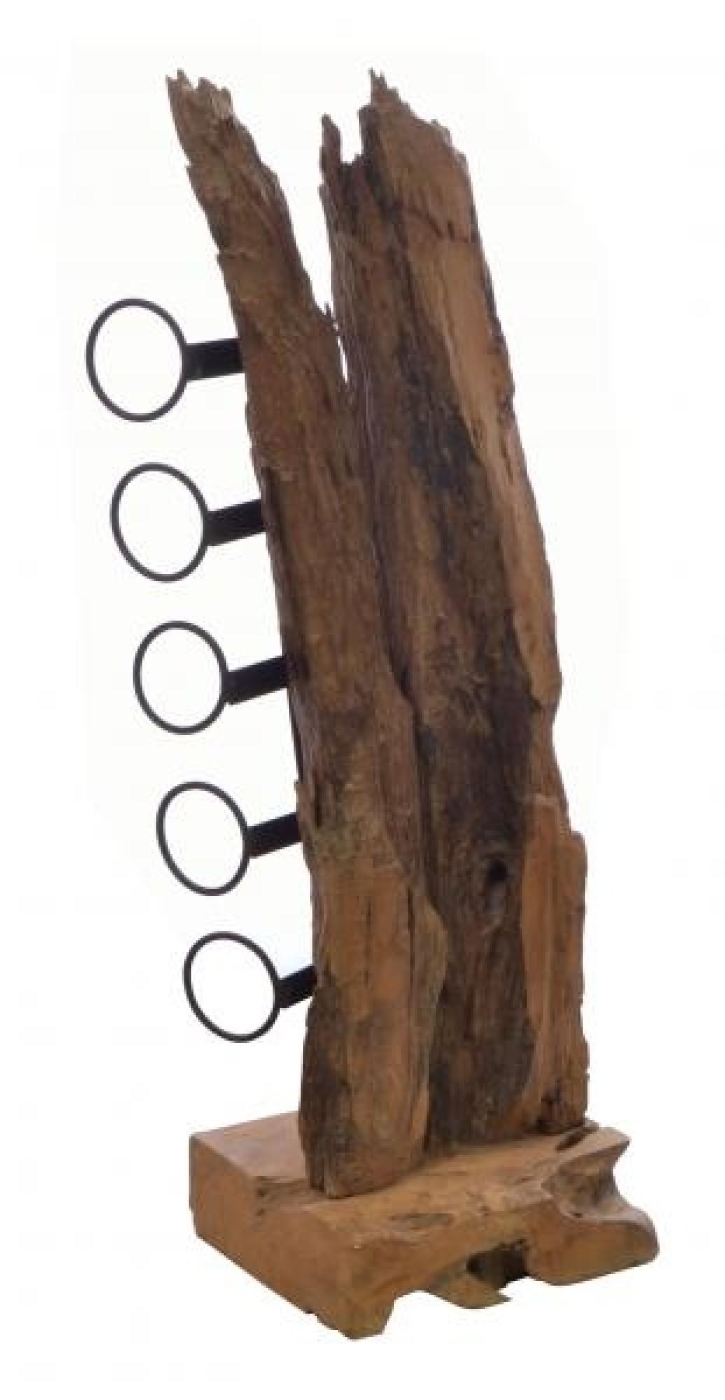 Product photograph of Ancient Mariner Small Teak Wine Rack from Choice Furniture Superstore.