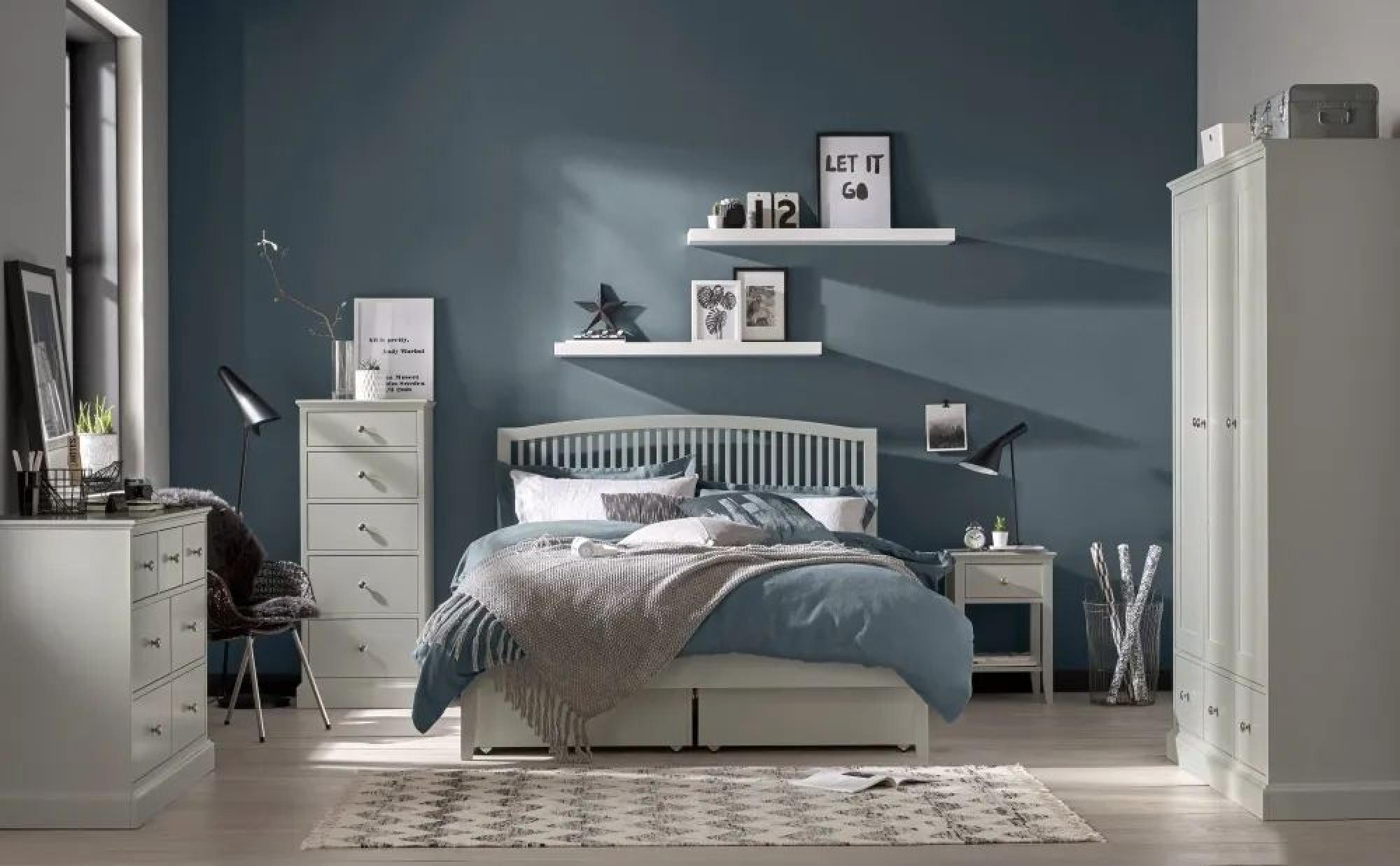 Product photograph of Clearance - Bentley Designs Ashby Soft Grey 1 Drawer Bedside Cabinet - Fss15463 from Choice Furniture Superstore.